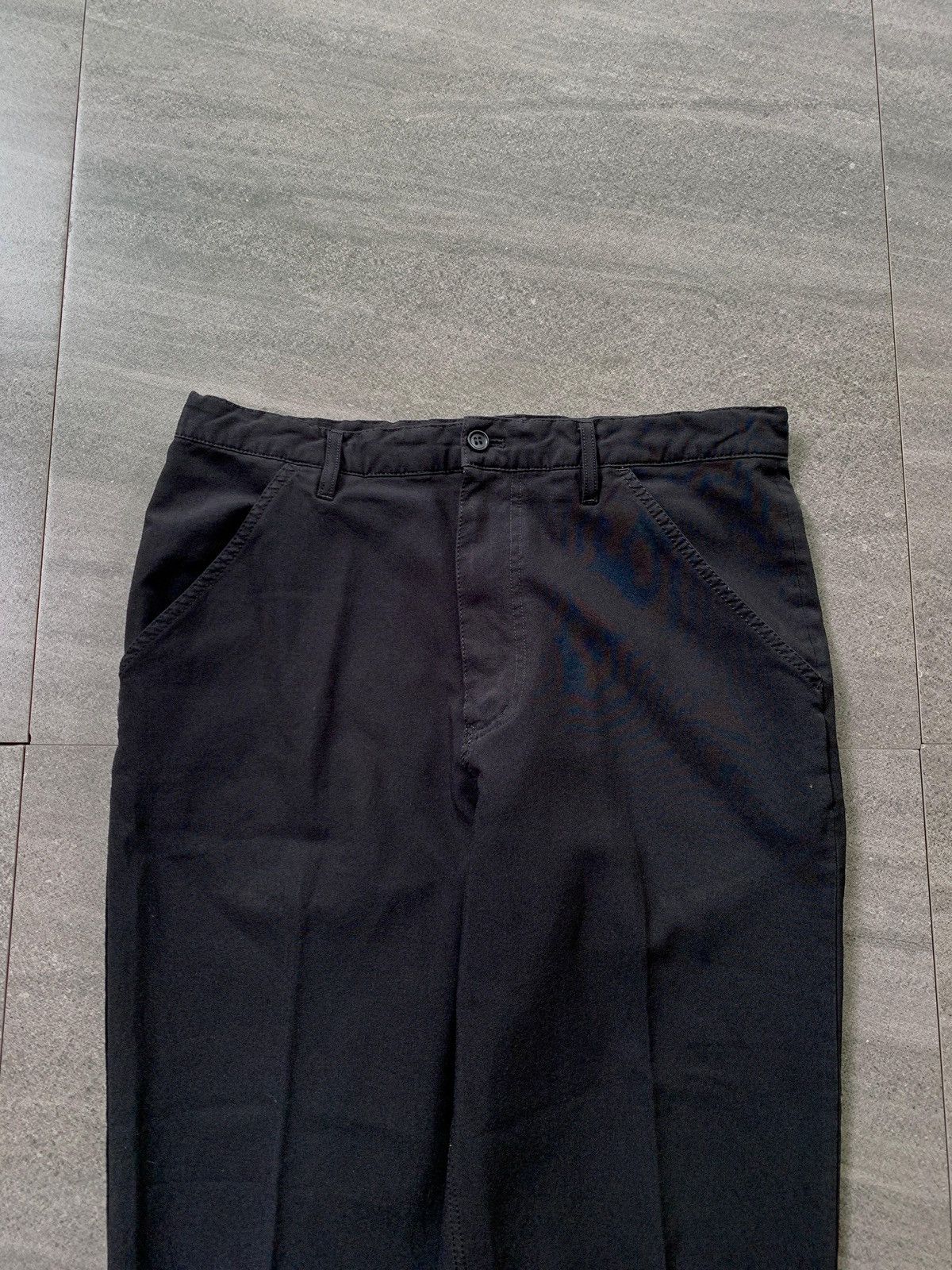 Comme des Garcons Black FREE TAX! CDG Black Cuffed Cropped Trousers Size US 31 - 3 Thumbnail