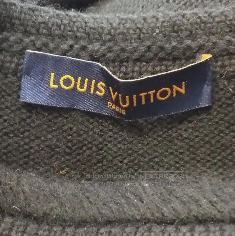 Louis Vuitton Louis Vuitton Black Wool Logo Sweater Size S. Size US S / EU 44-46 / 1 - 7 Thumbnail