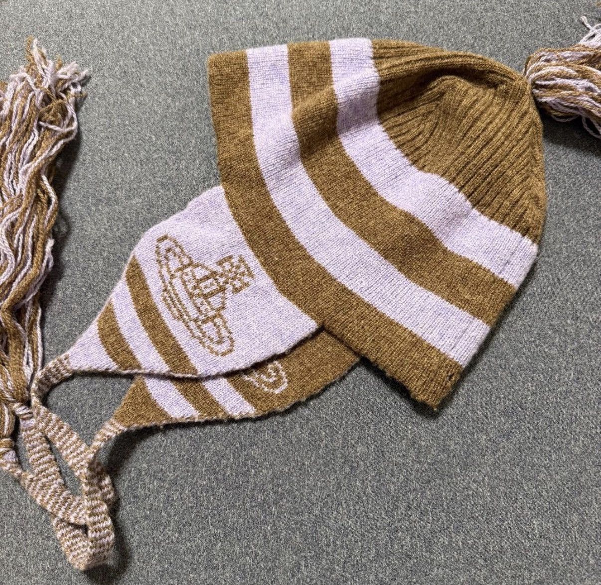 Vivienne Westwood Vivienne Westwood Orb Ear Flap Knit Beanie | Grailed