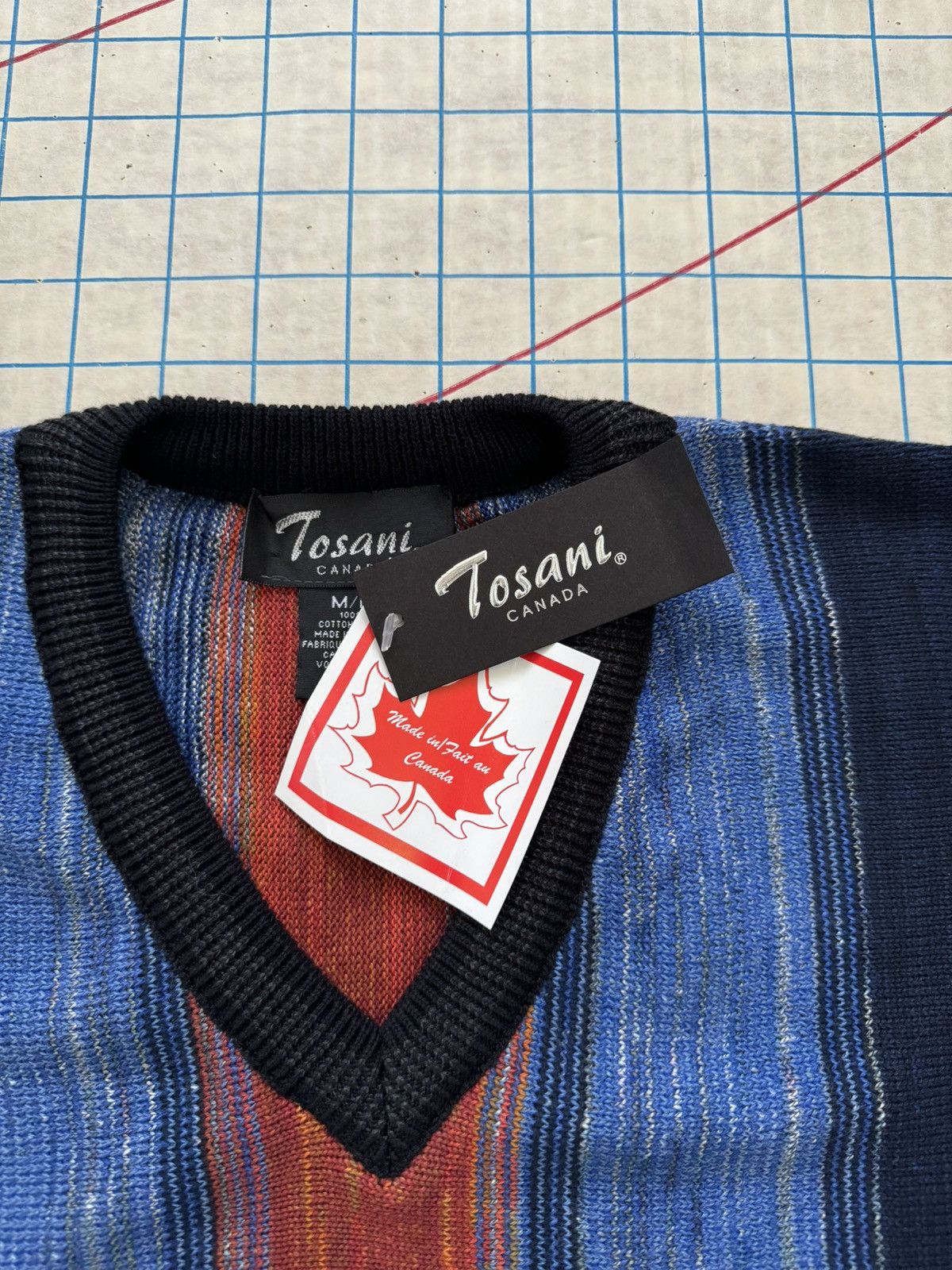 Vintage Vintage Tosani Knit Sweater New With Tag Size Medium Size US M / EU 48-50 / 2 - 6 Thumbnail