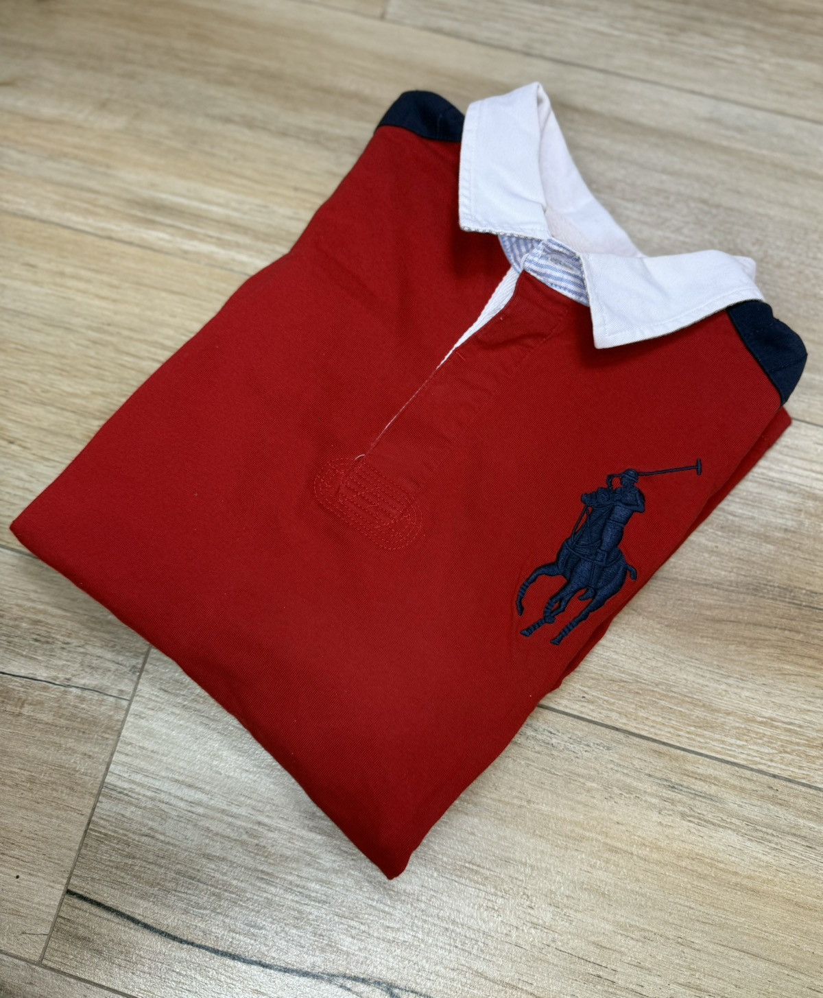 Polo Ralph Lauren Red Polo Ralph Lauren S 36 longsleeve Size US S / EU 44-46 / 1 - 3 Thumbnail