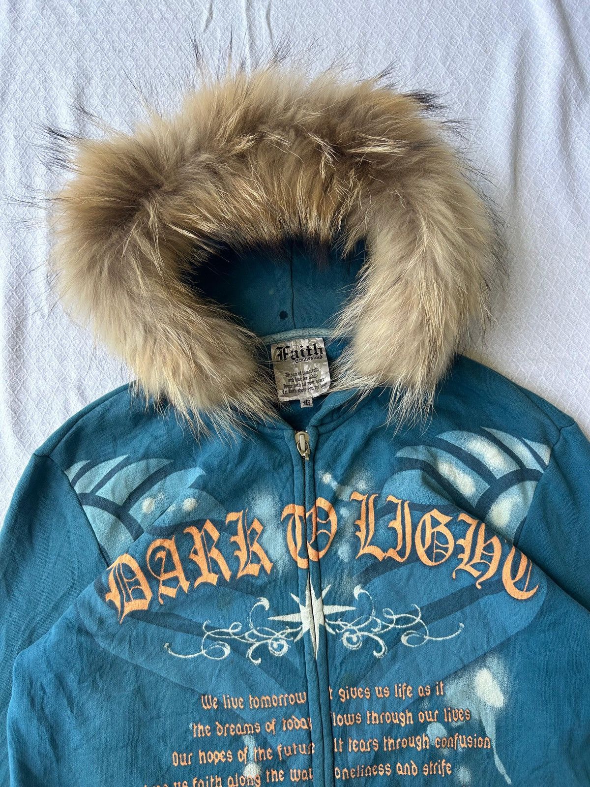 Japanese Brand Fur hoodie faith connexion light heaven style ifsixwasnine Size US M / EU 48-50 / 2 - 4 Thumbnail
