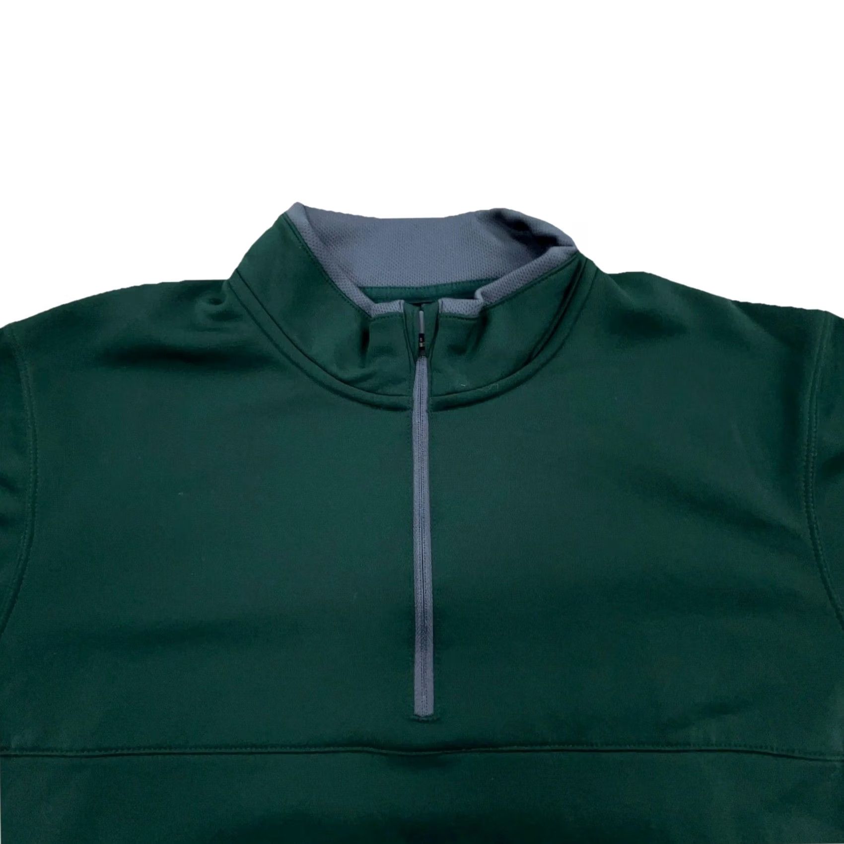 Nike Nike Therma Fit Sweatshirt Pullover Sweater Quarter Zip Green Gray Small Men Size US S / EU 44-46 / 1 - 4 Thumbnail