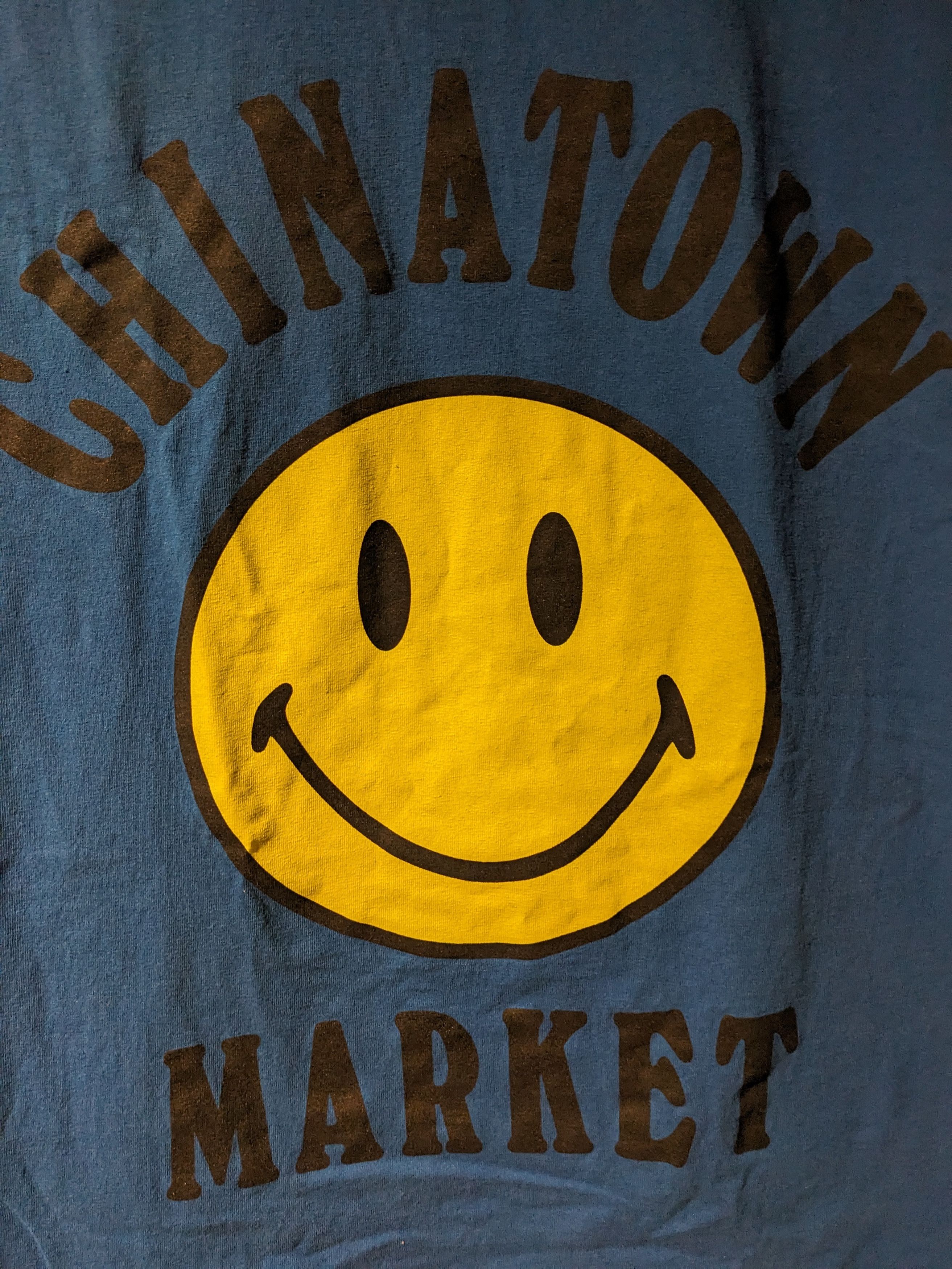 Designer × Market Chinatown Market Smiling Face Logo Streetwear T-Shirt Size US XL / EU 56 / 4 - 2 Thumbnail