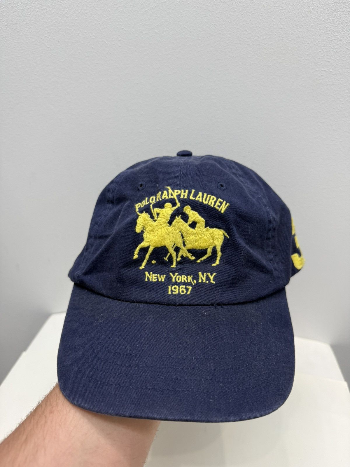 Polo Ralph Lauren Vintage Polo Ralph Lauren Equestrian New York Team Cap Hat Size ONE SIZE - 1 Thumbnail