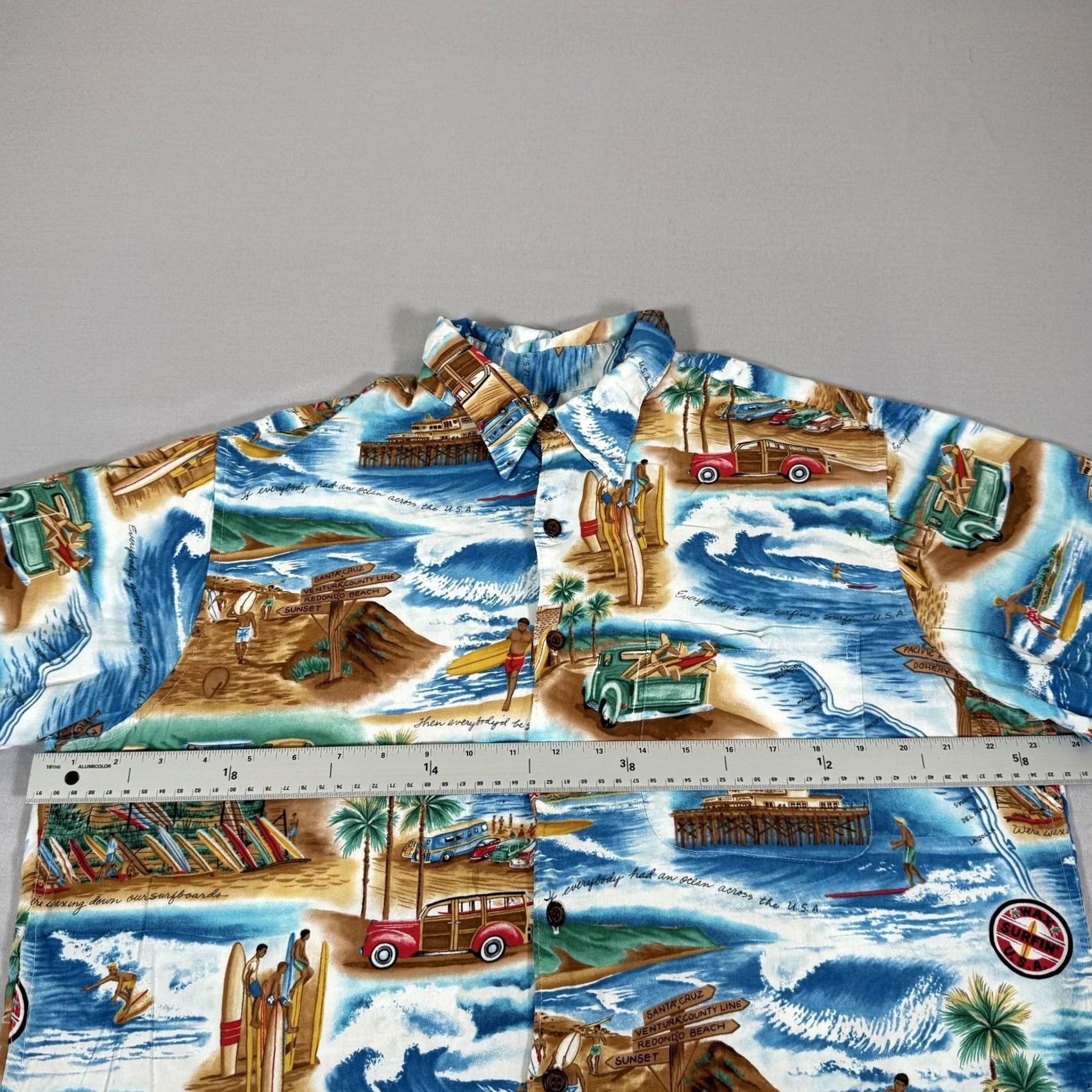 Reyn Spooner VINTAGE Reyn Spooner Shirt Mens Medium Blue The Beach Boys Band Music Hawaiian Shirt Size US M / EU 48-50 / 2 - 5 Thumbnail