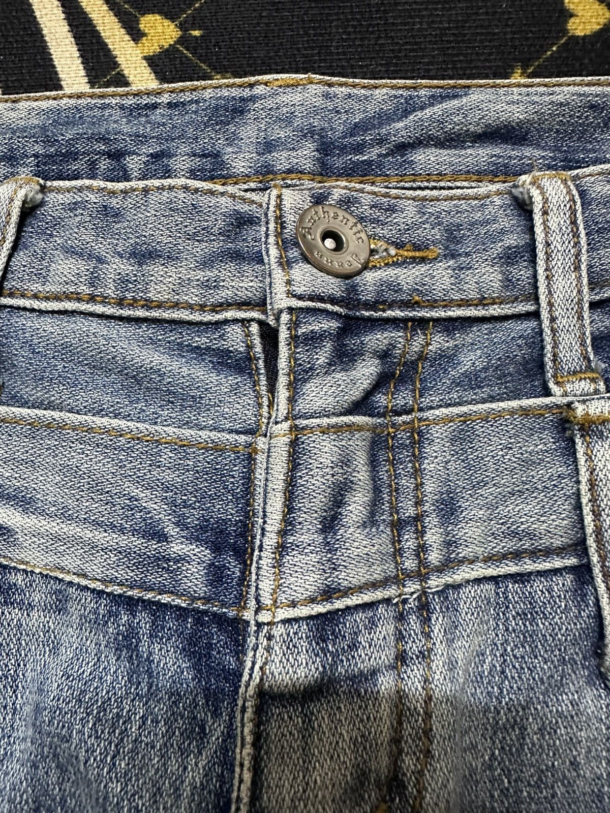 Junya Watanabe Vintage Antgauge Double Waist Honeycomb Denim Size US 30 / EU 46 - 10 Thumbnail