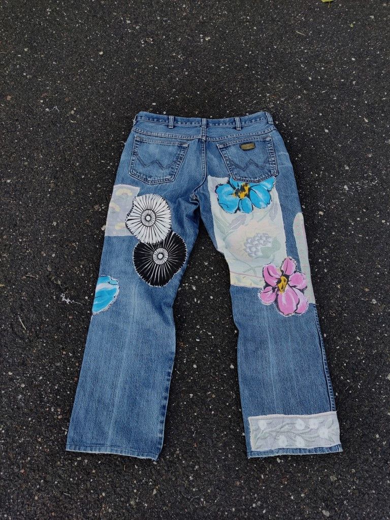 Kapital × Number (N)ine × Vintage Vintage Kapital Inspired Repaired Denim Saschiko Patchwork Size US 34 / EU 50 - 10 Thumbnail