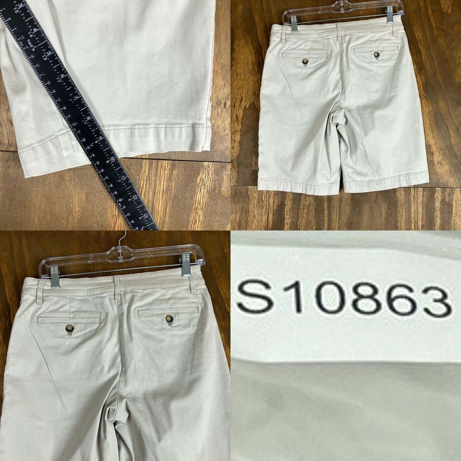 Tommy Bahama Tommy Bahama Womens Shorts Beige Midi Chino Island Life Stretch 4 Size 27" / US 4 / IT 40 - 8 Thumbnail