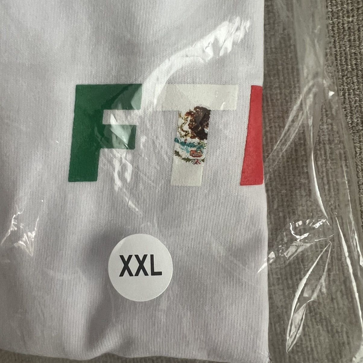 Fuck The Population FTP Mexican flag white tee Size US XXL / EU 58 / 5 - 3 Thumbnail