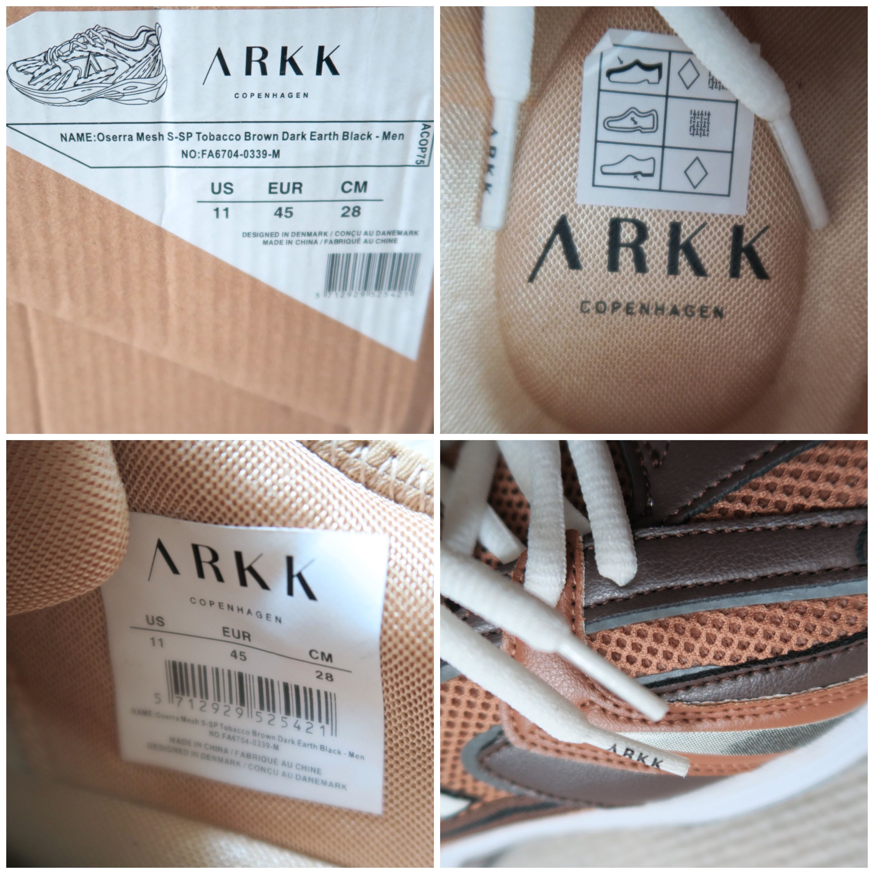 ARKK Copenhagen ARKK COPENHAGEN OSERRA SWANN SNEAKERS Size US 11 / EU 44 - 5 Thumbnail