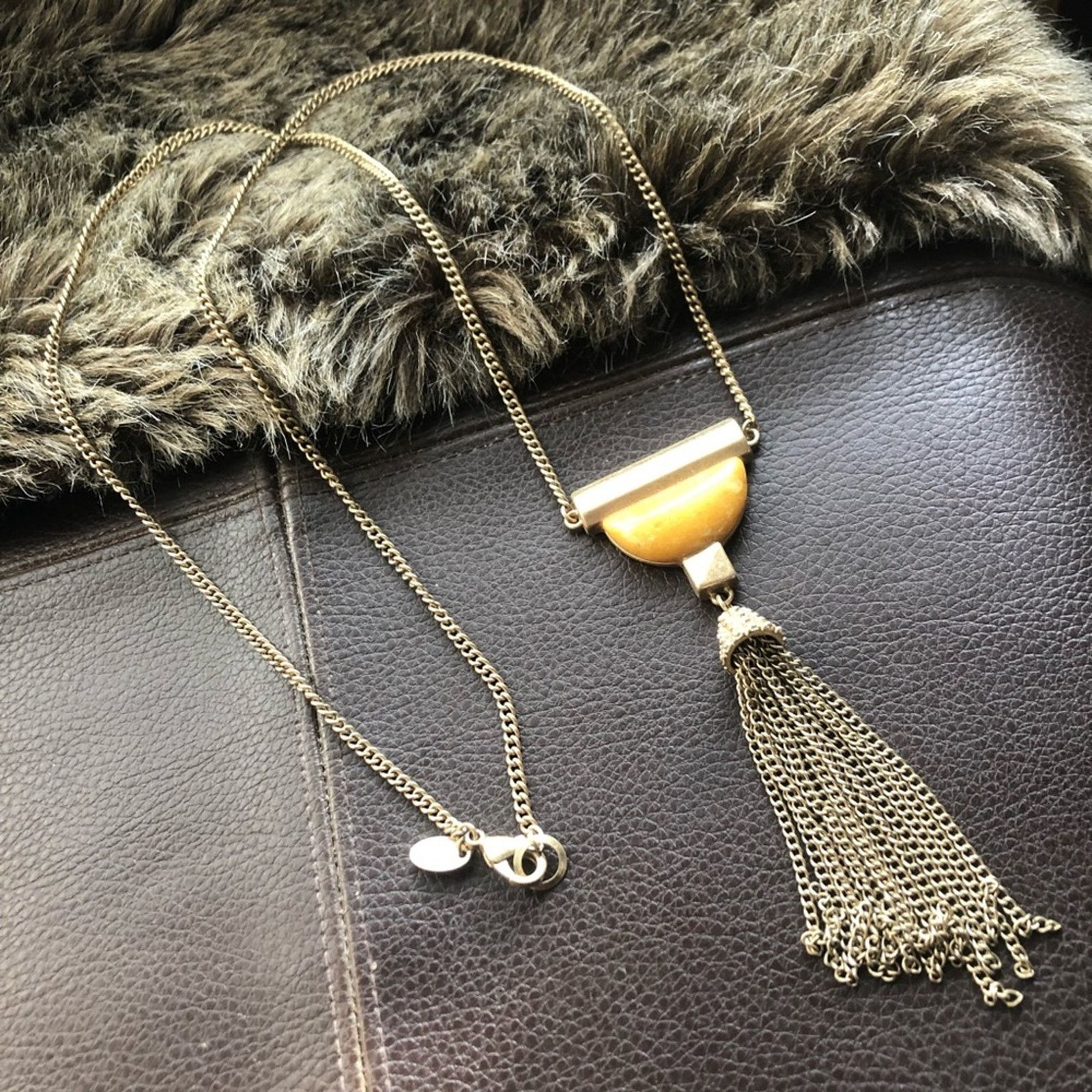 Jewelry Charming Charlie marble tassel necklace Size ONE SIZE - 5 Thumbnail