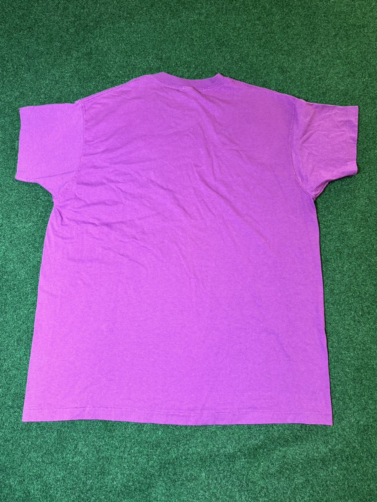 Nike × Vintage Vintage 80s 90s Nike Purple Single Stitch Gray Tag T Shirt Size US XL / EU 56 / 4 - 6 Thumbnail