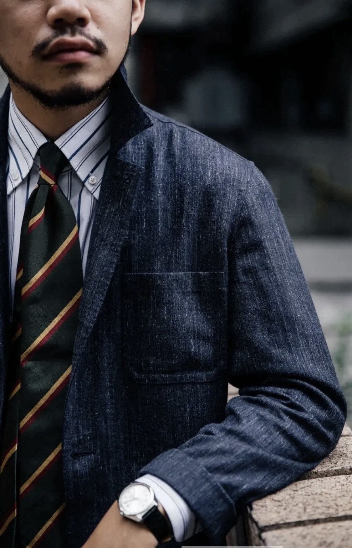 Other The Anthology Lazyman Jacket Chore Coat- 48/ Silk Wool Linen Size 38R - 1 Thumbnail
