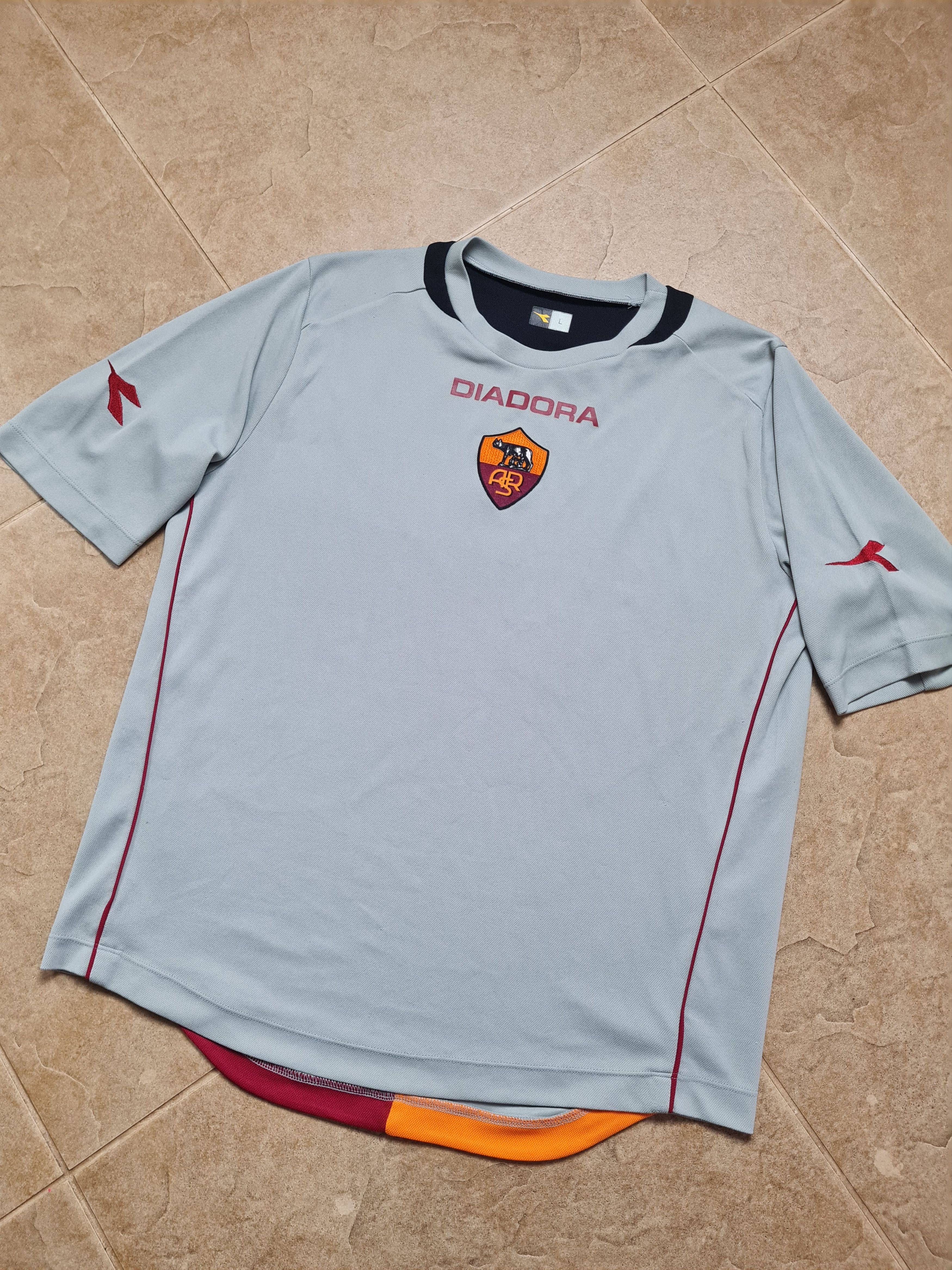 Diadora SOCCER SHIRT AS ROMA 2005/2006 FOOTBALL DIADORA JERSEY Size US L / EU 52-54 / 3 - 4 Thumbnail