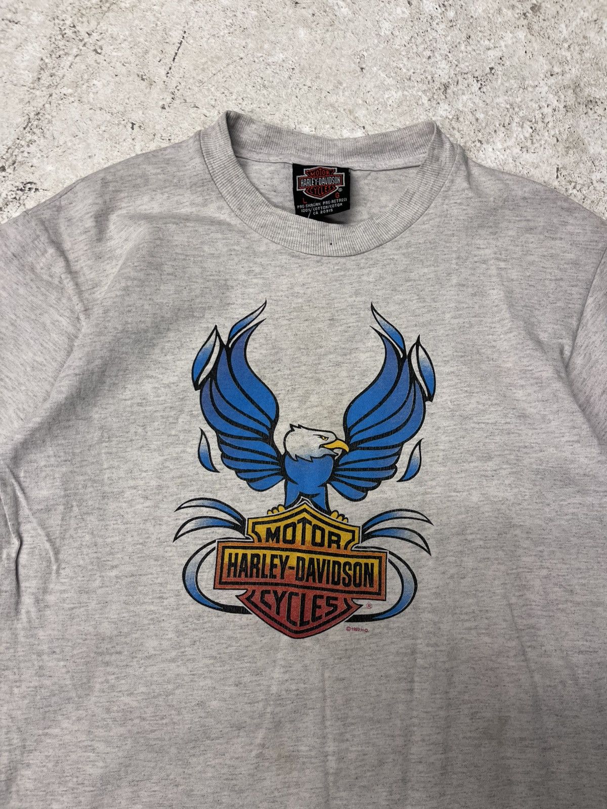 Harley Davidson Vintage grey harley davidson tee Size US S / EU 44-46 / 1 - 1 Thumbnail