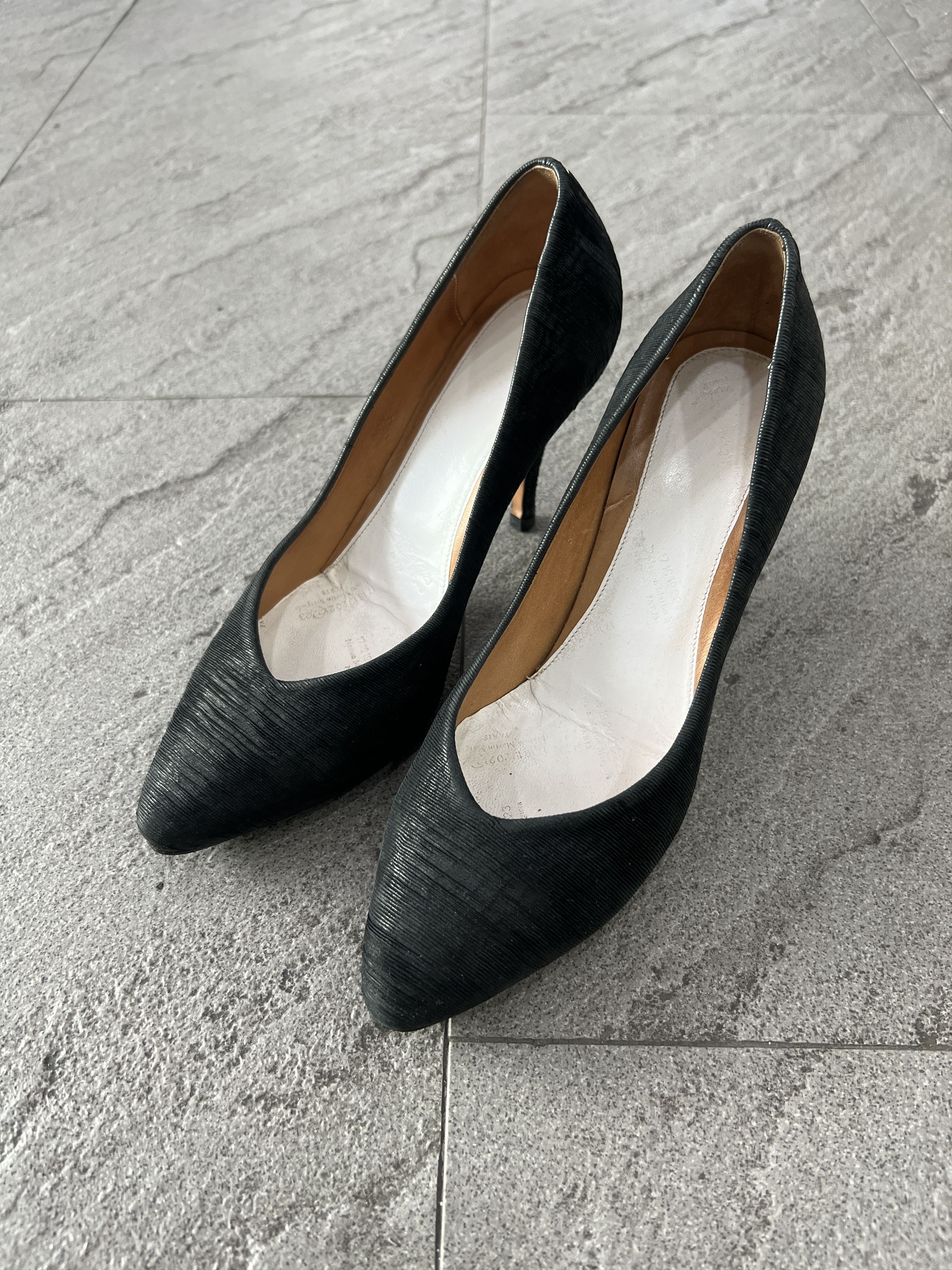 Maison Margiela Maison Margiela 22 Black Leather Pumps Heels EU35 Size US 5 / IT 35 - 1 Thumbnail