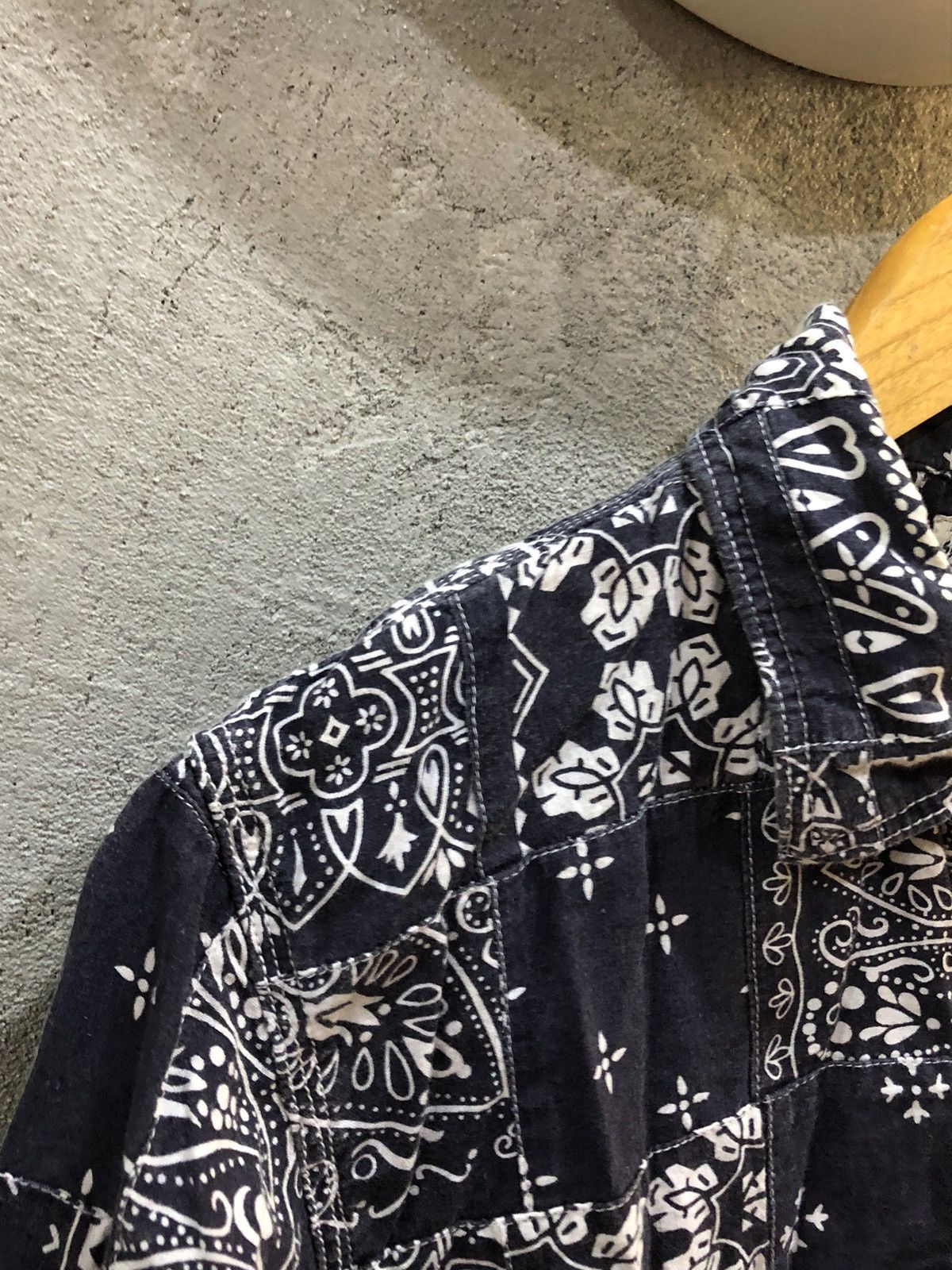 Kapital SpellBound Domingo Patchwork Bandana Half Sleeve Shirt Size US L / EU 52-54 / 3 - 16 Thumbnail