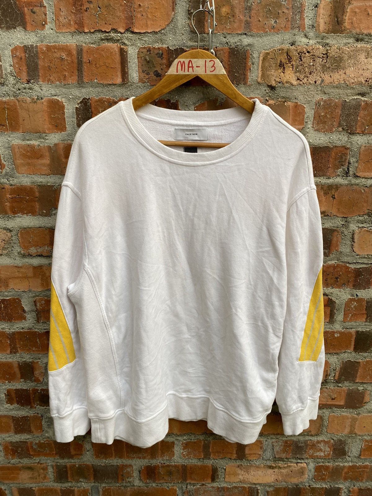 Facetasm FACETASM Back Stripe sweatshirt Size US XL / EU 56 / 4 - 2 Thumbnail