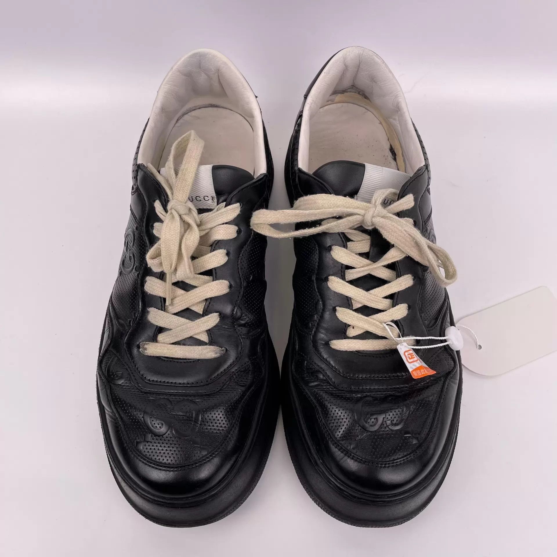 Gucci Gucci Black Sneakers Size 42 Size US 9.5 / EU 42-43 - 1 Thumbnail