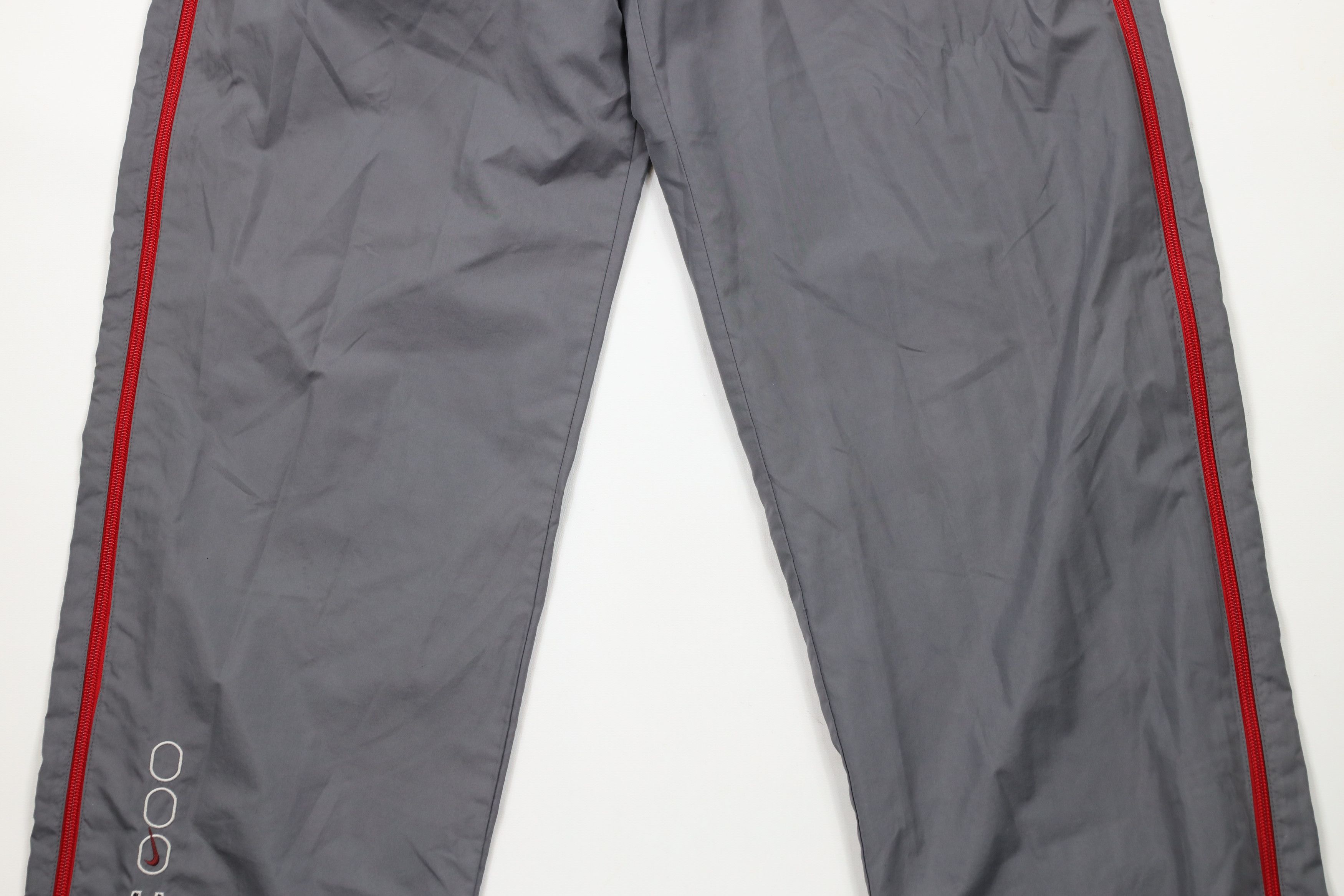 Nike × Vintage Vintage Nike Scott Mini Swoosh Wide Leg Windbreaker Pants Size US 36 / EU 52 - 3 Thumbnail