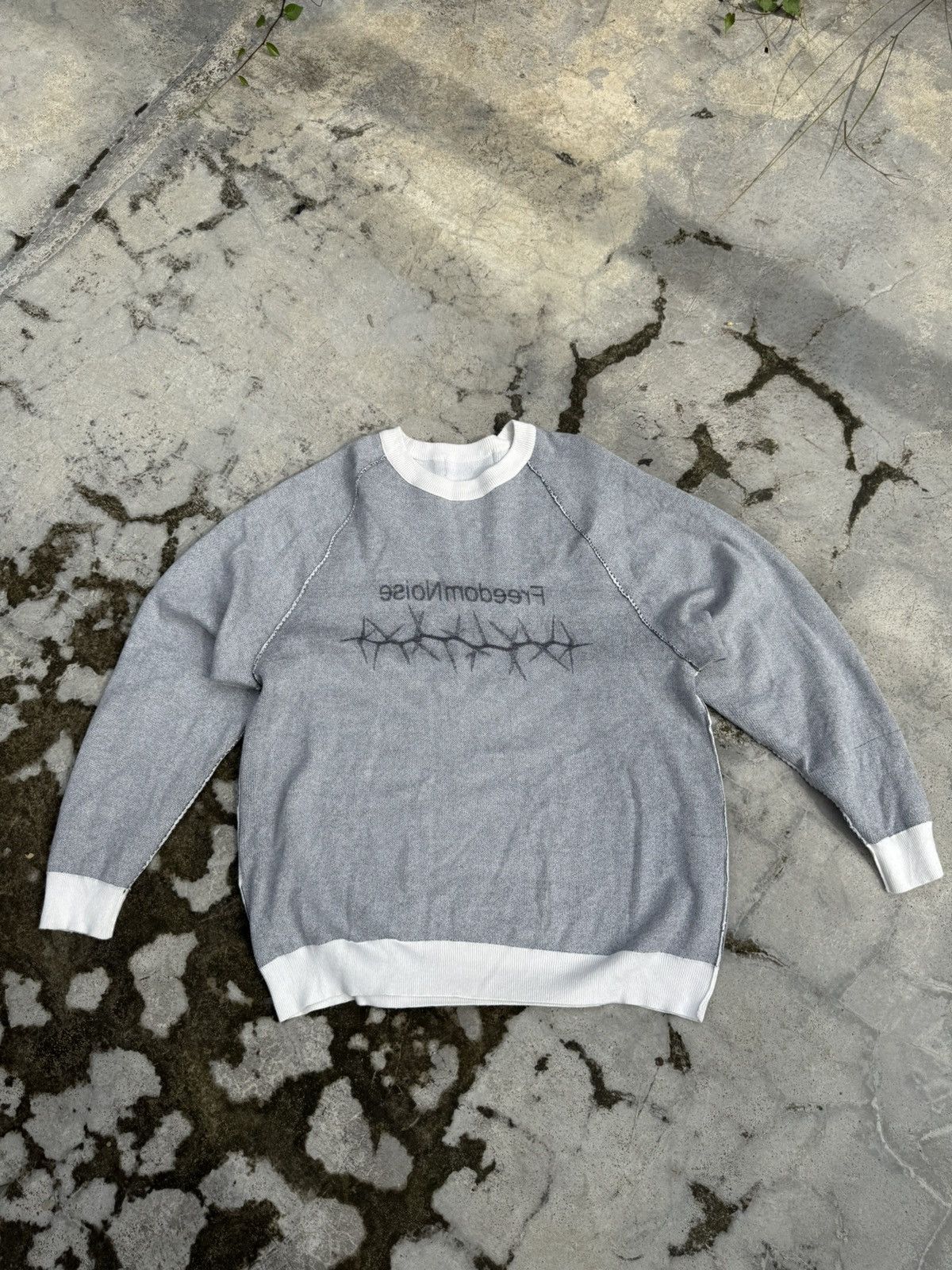 GU × Undercover FW21 Undercover Freedom Noise Knit Sweater GU Size US L / EU 52-54 / 3 - 2 Thumbnail