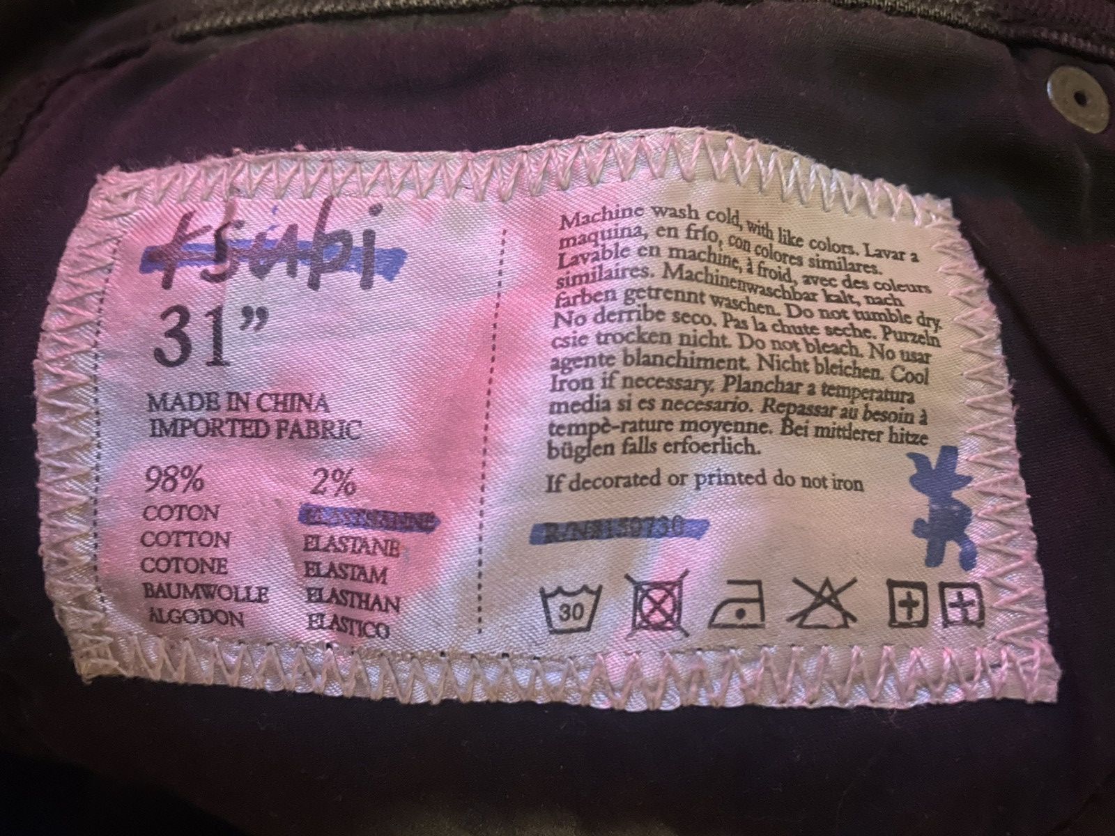 Ksubi Ksubi Van Winkle Distressed Jeans Size US 31 - 3 Thumbnail