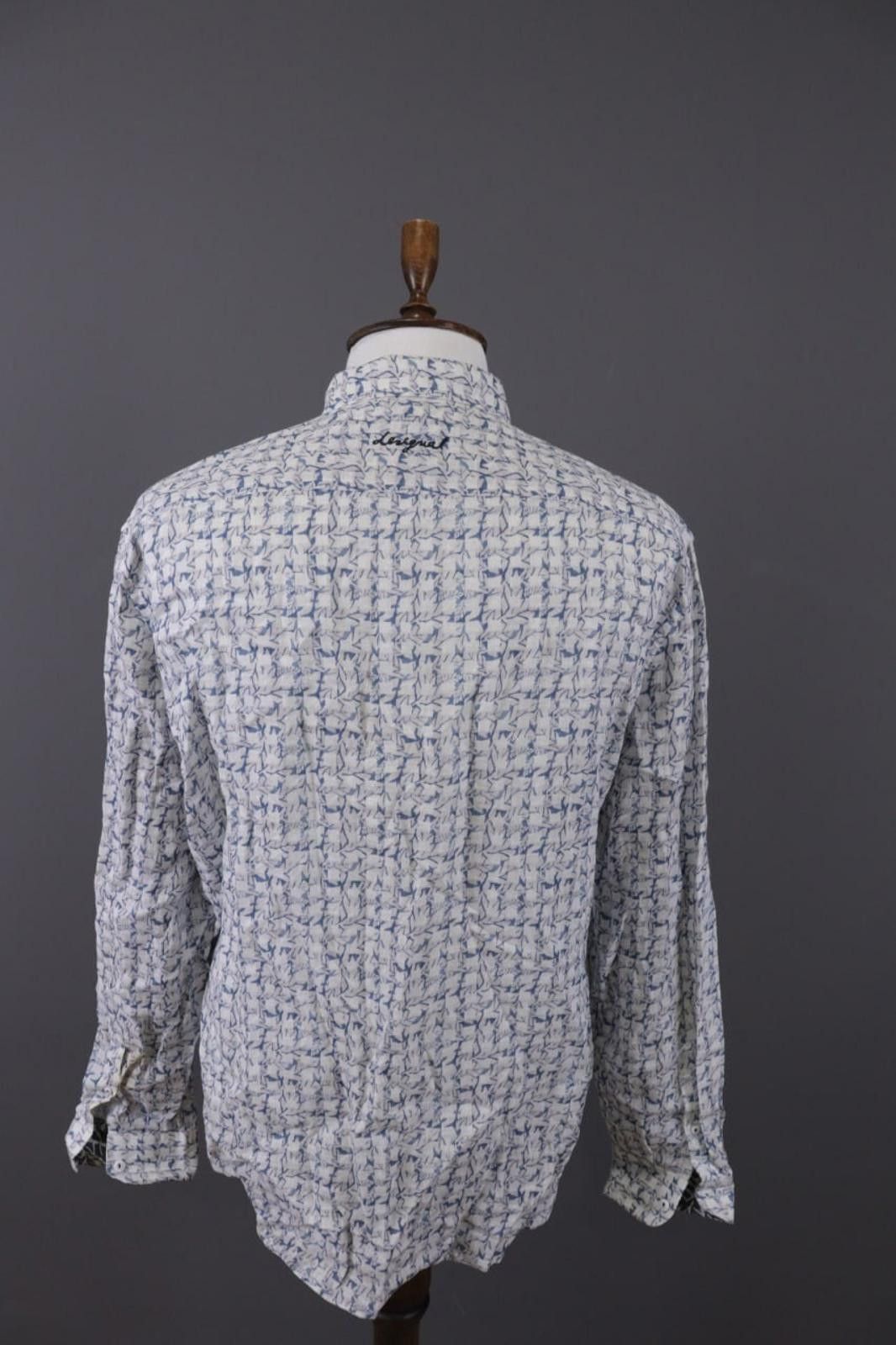 Desigual Desigual Regular Printed Button Down Shirt Size XXL Size US XXL / EU 58 / 5 - 6 Thumbnail