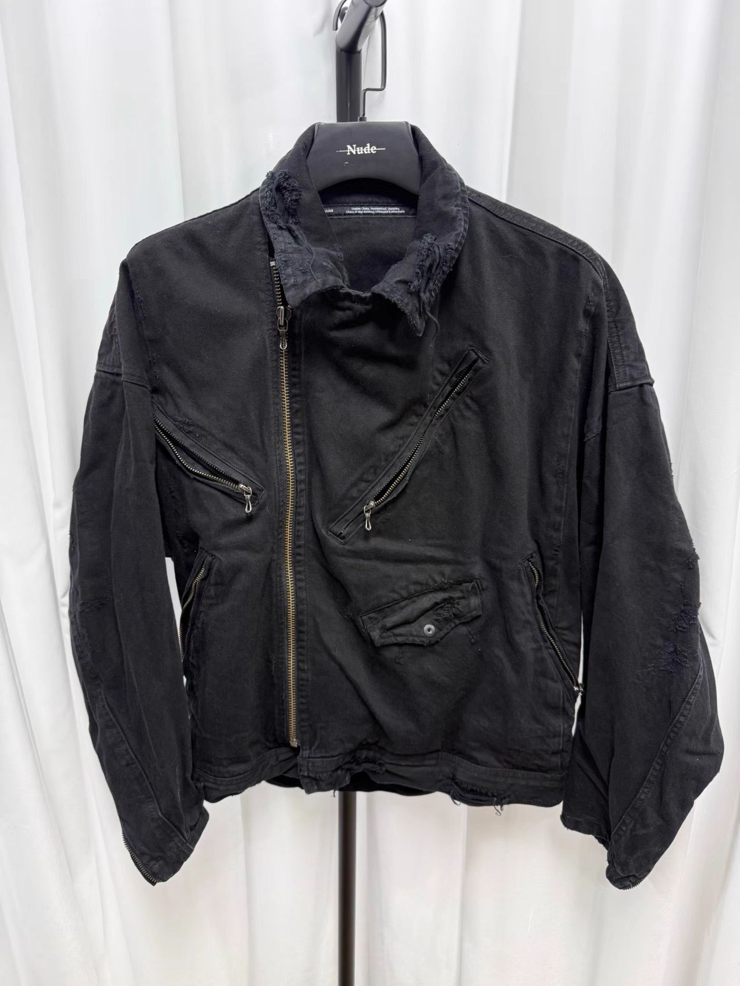 Julius Julius 7 Distressed Denim Jacket K20 Size US M / EU 48-50 / 2 - 6 Thumbnail