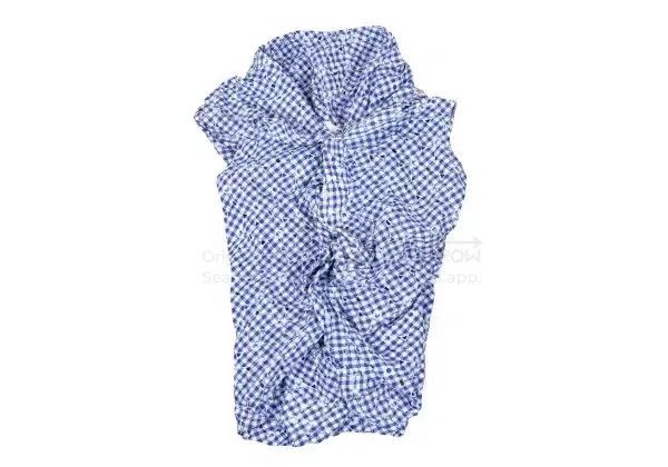 Junya Watanabe Junya Watanabe Blue Vintage Plaid Design Top Size S / US 4 / IT 40 - 2 Thumbnail