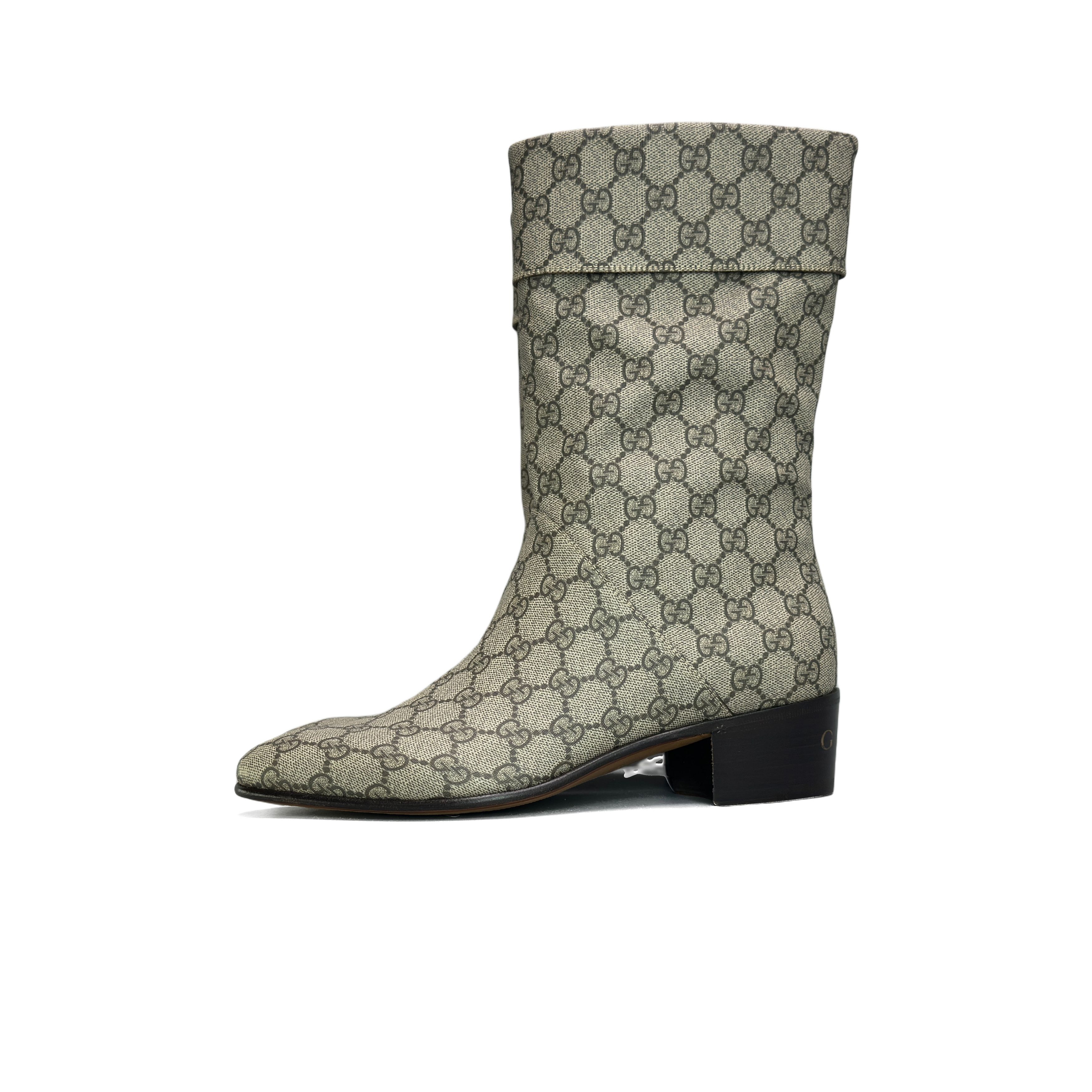 Gucci Gucci GG Supreme Canvas Boots Size 8 Size US 8 / EU 41 - 1 Thumbnail