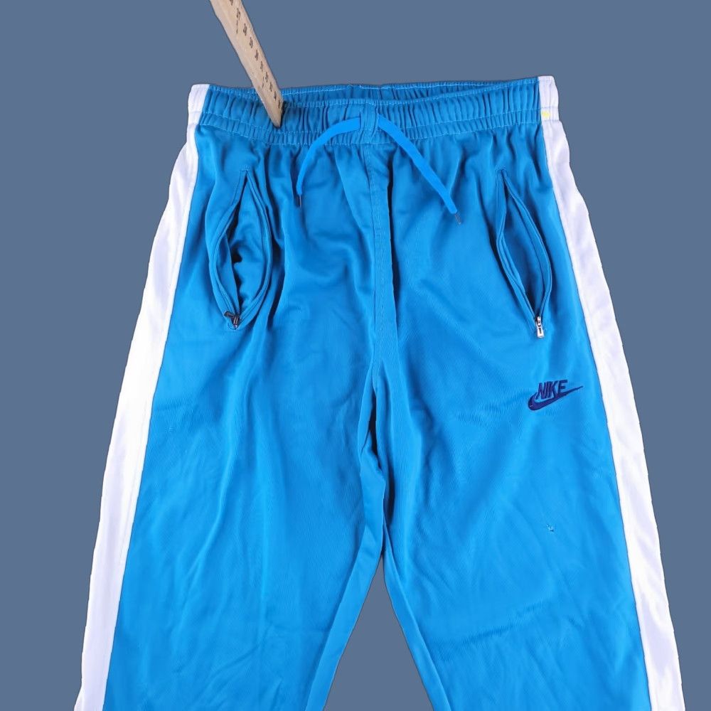 Nike VINTAGE Nike Sweatpants Mens L Blue 90s Retro Jogger Track Pants Size US 33 - 1 Thumbnail