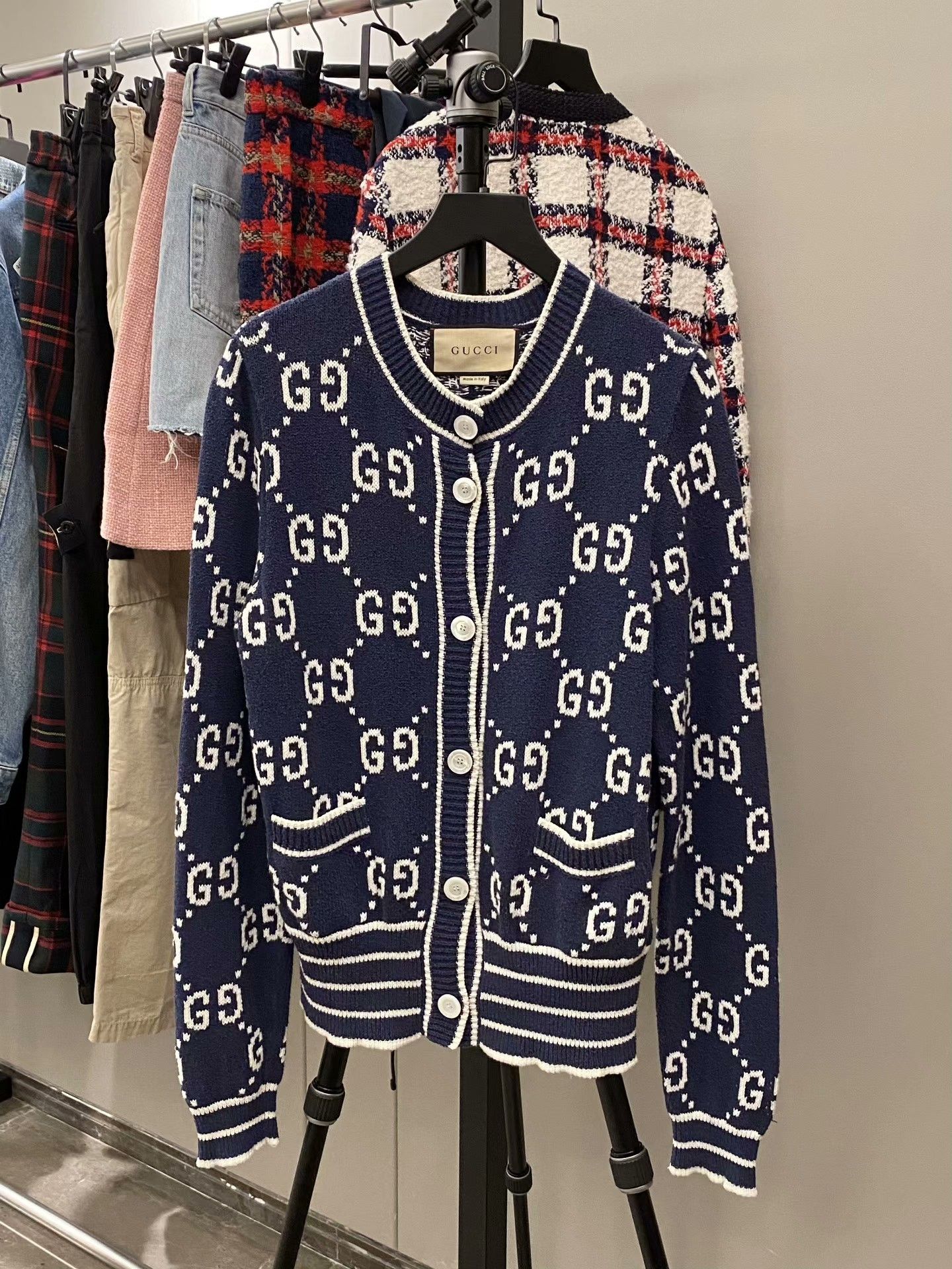 Gucci Gucci Knit Blue Sweater S Women Size S / US 4 / IT 40 - 1 Thumbnail