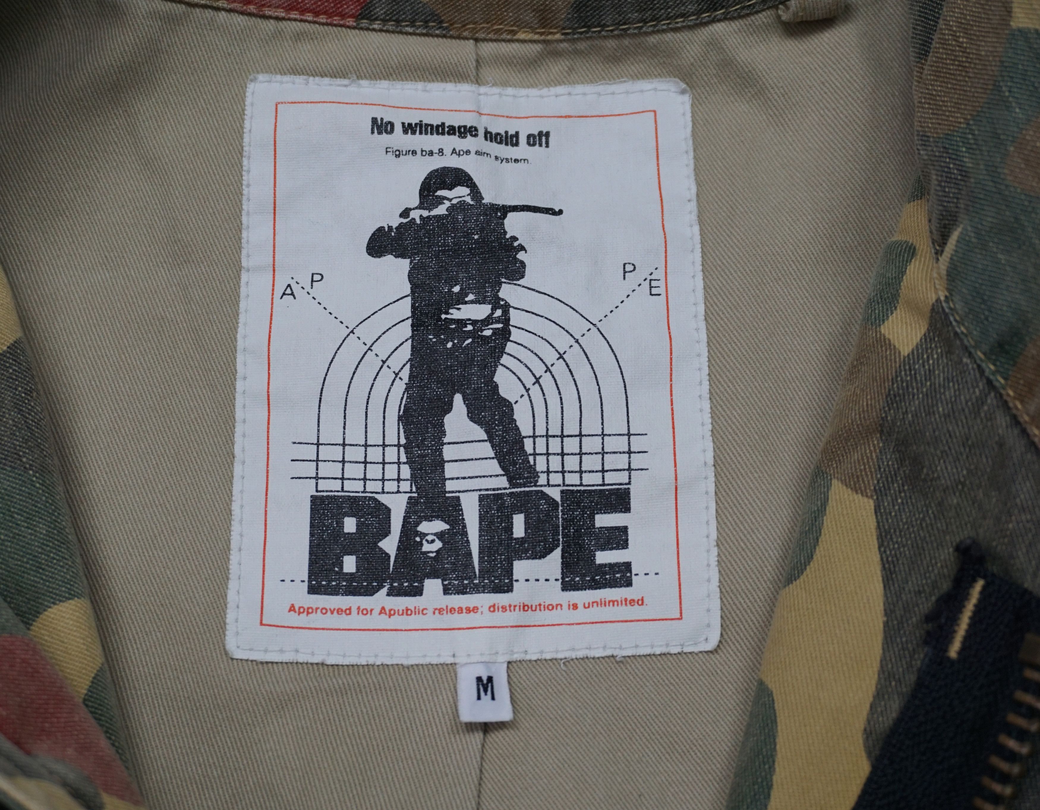 Bape × Wtaps 90's Wtaps x A Bathing Ape Bape M-65 Jacket Size US M / EU 48-50 / 2 - 11 Thumbnail