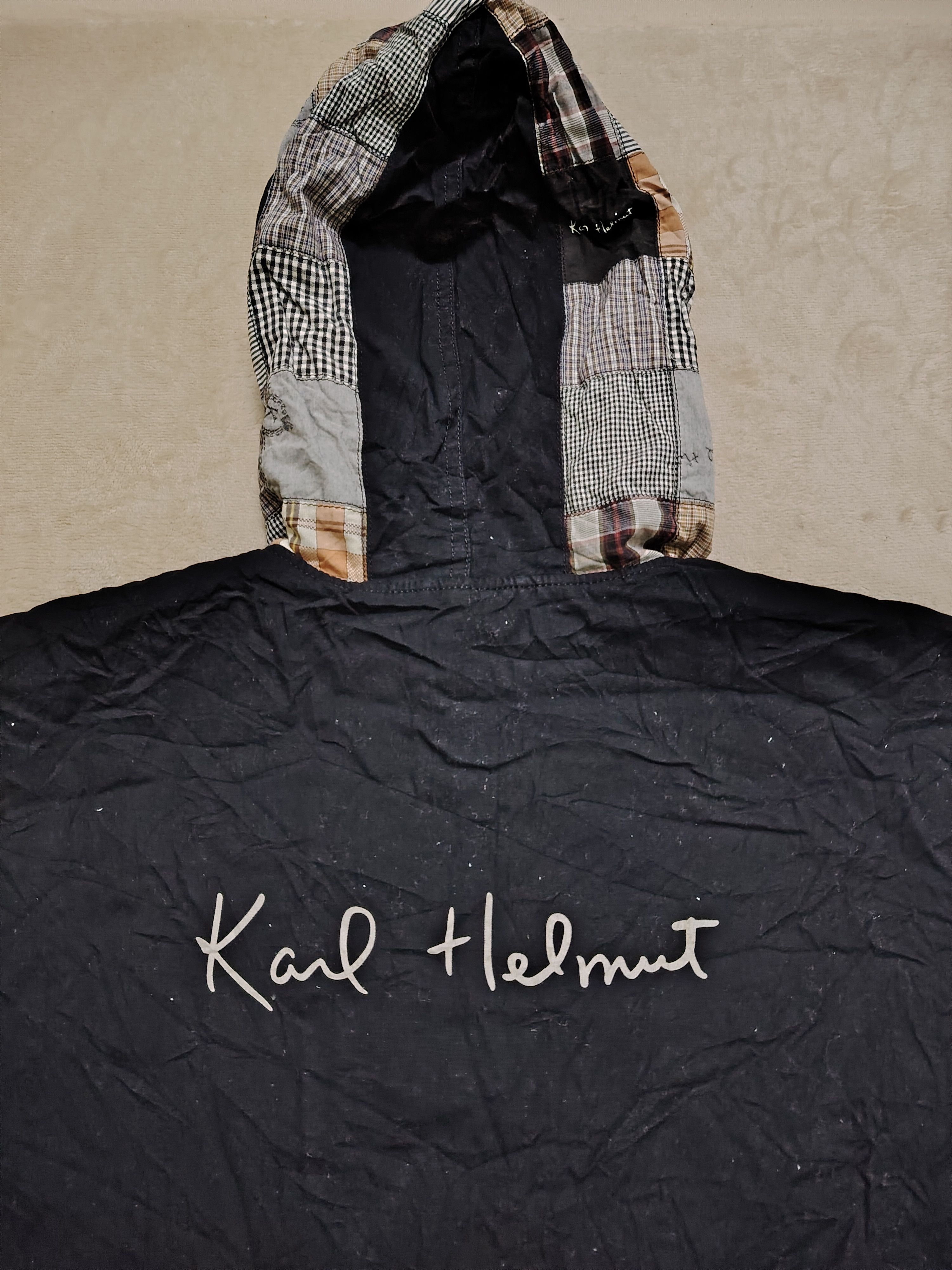 Karl Helmut Karl Helmut Full Patches Hooded Bomber Jacket Size US XL / EU 56 / 4 - 16 Thumbnail