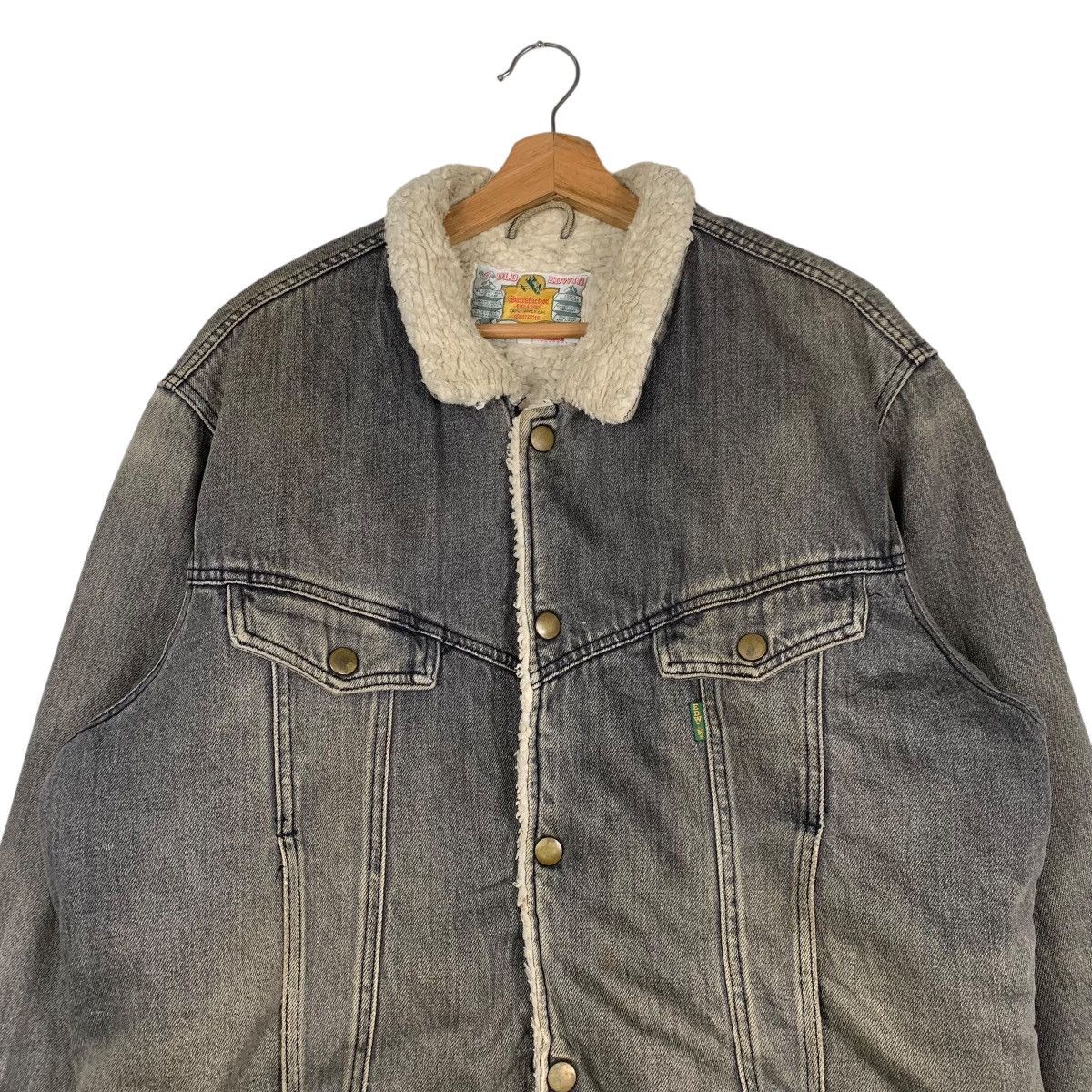 Edwin Vintage Edwin Sherpa Denim Jacket Size US L / EU 52-54 / 3 - 2 Thumbnail