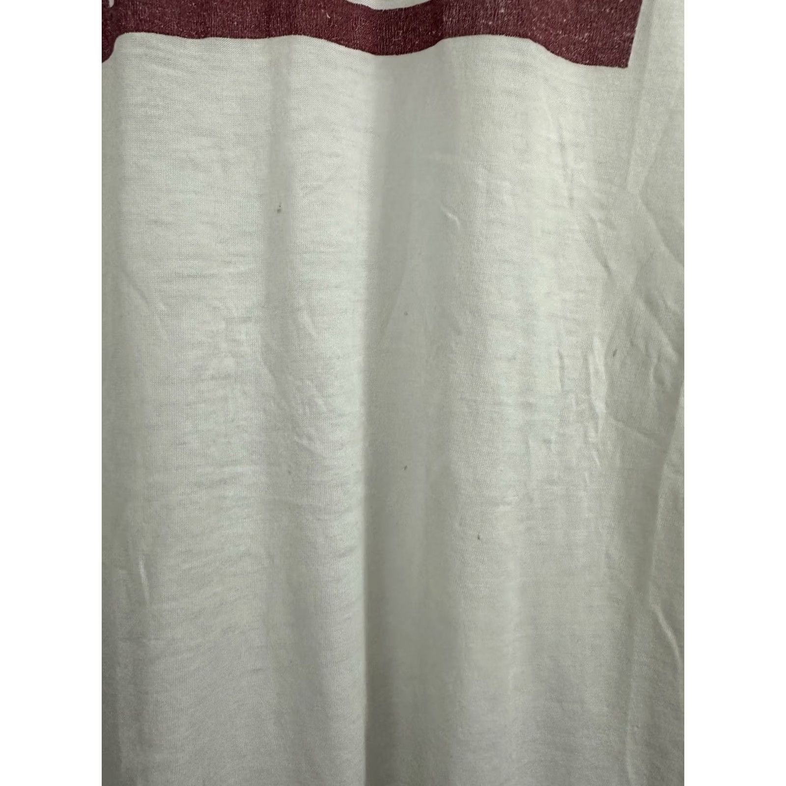 CHOCOOLATE VTG 80s Hershey's Milk Chocolate Super Paper Thin Burnout Worn T-Shirt L White Mens Size US L / EU 52-54 / 3 - 8 Thumbnail