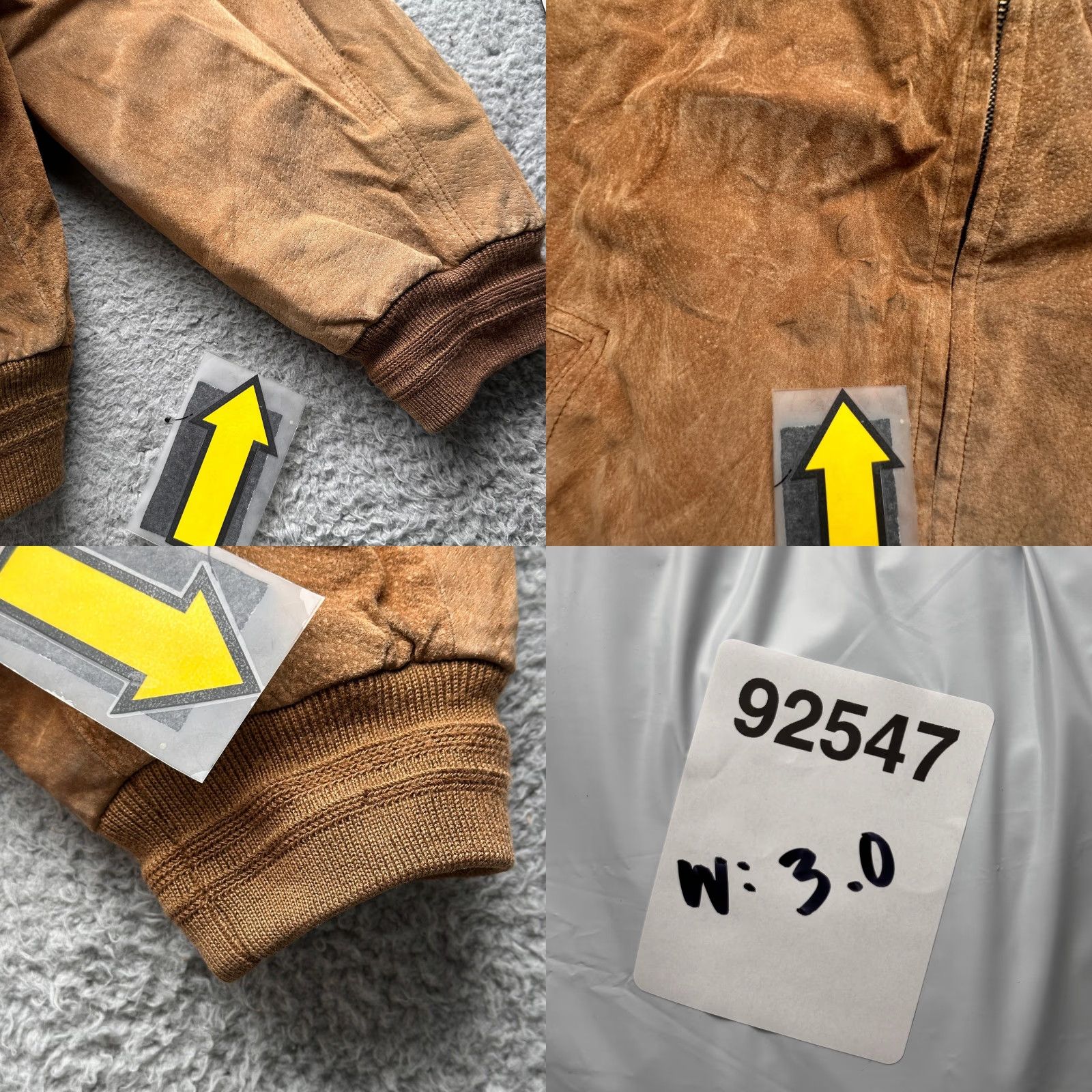Vintage VINTAGE Outdoor Exchange Suede Leather Bomber Jacket Mens XLT Zip Lined Brown Jacket Size US XL / EU 56 / 4 - 9 Thumbnail