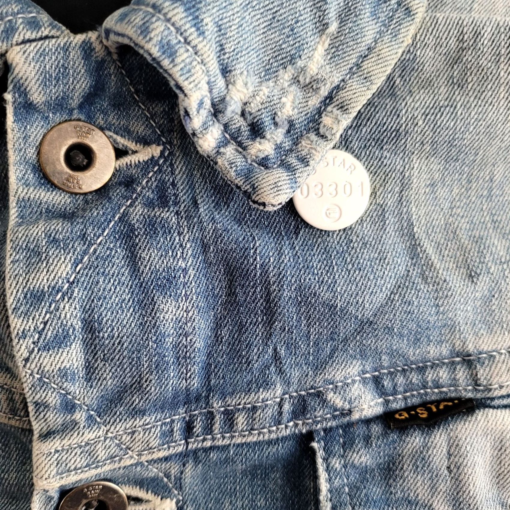 G-Star VINTAGE G-Star Denim Jacket Sz M Women's Size M / US 6-8 / IT 42-44 - 6 Thumbnail