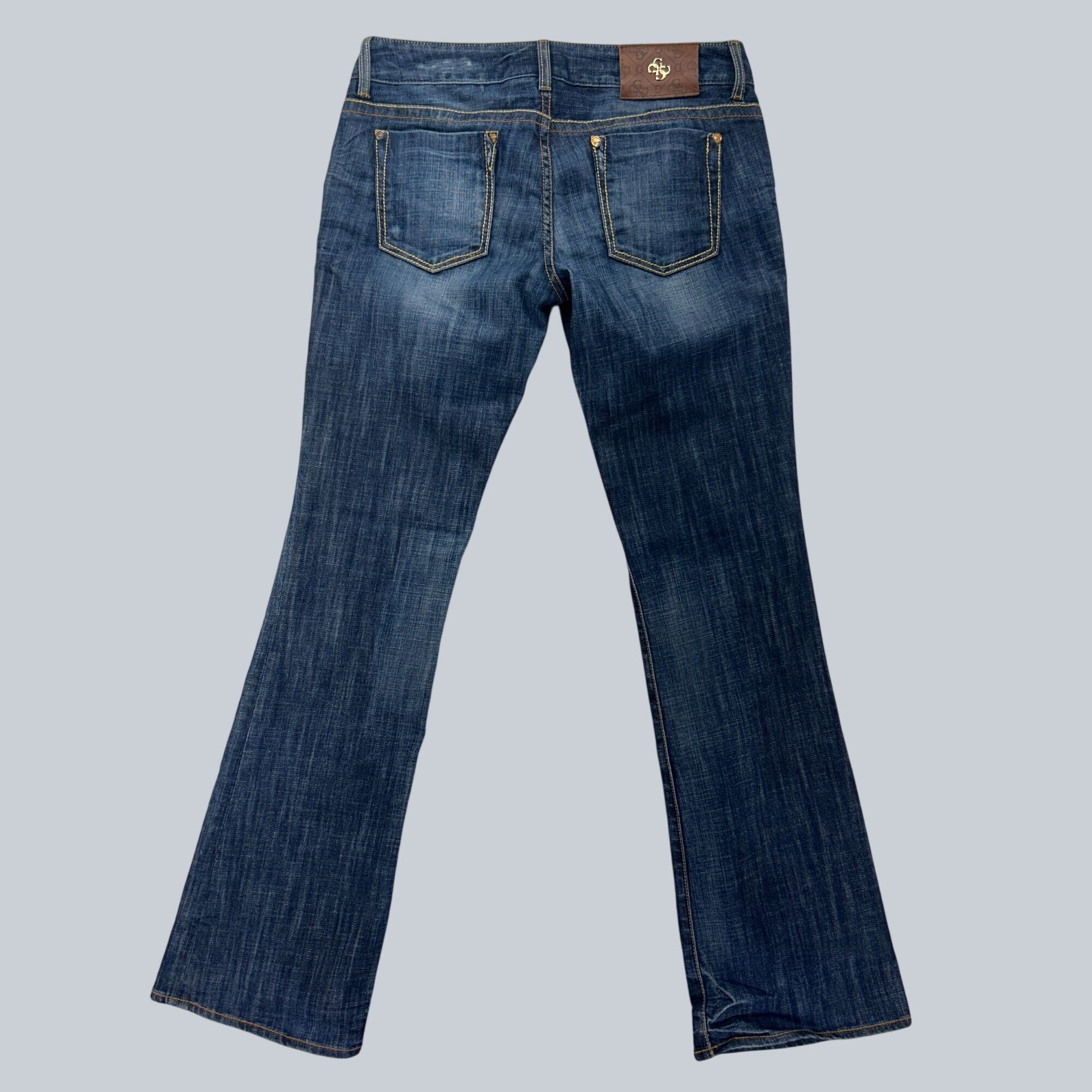 Guess Guess Premium Y2K Vintage Womens Flared Blue Denim Jeans 31 Size 31" - 2 Thumbnail