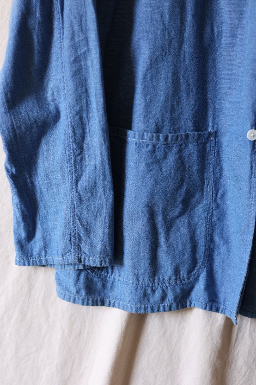Comoli COMOLI Betachan Chambray Shirt Jacket 2 Size US M / EU 48-50 / 2 - 6 Thumbnail