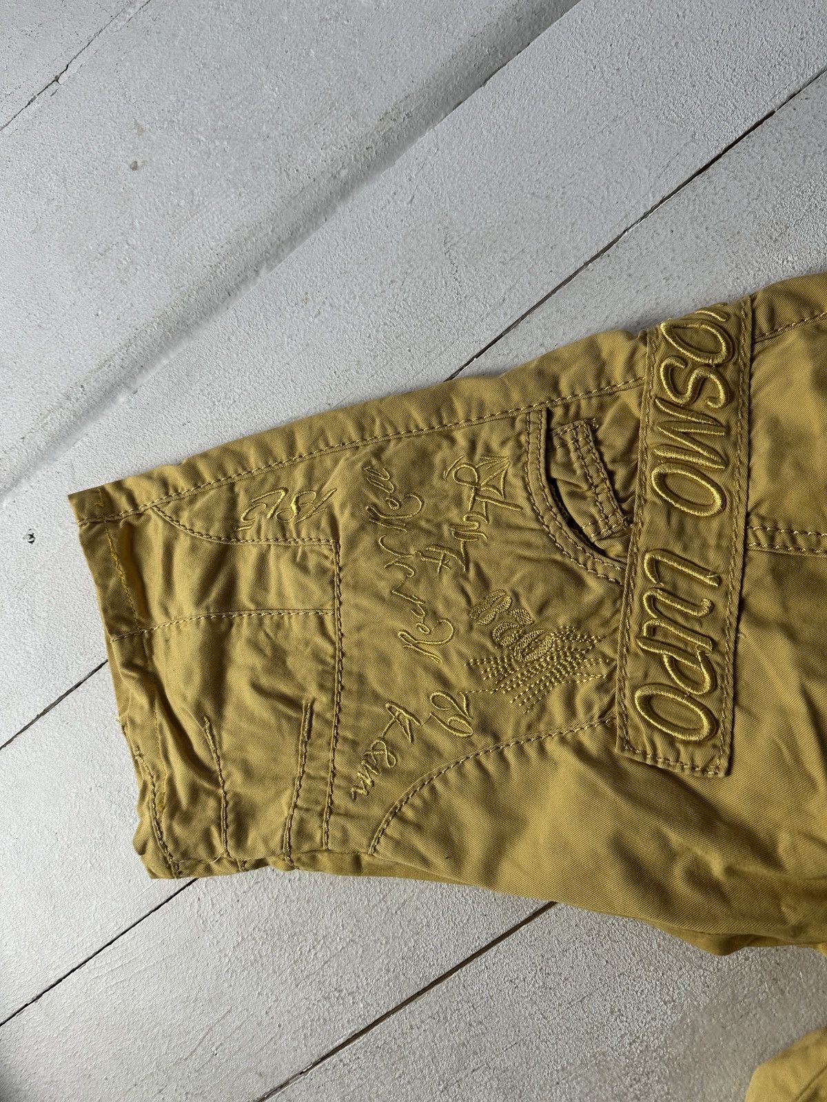 Other 🚨RARE COSMO LUPO BIG LOGO CARGO SHORTS Y2K VINTAGE Size US 34 / EU 50 - 15 Thumbnail