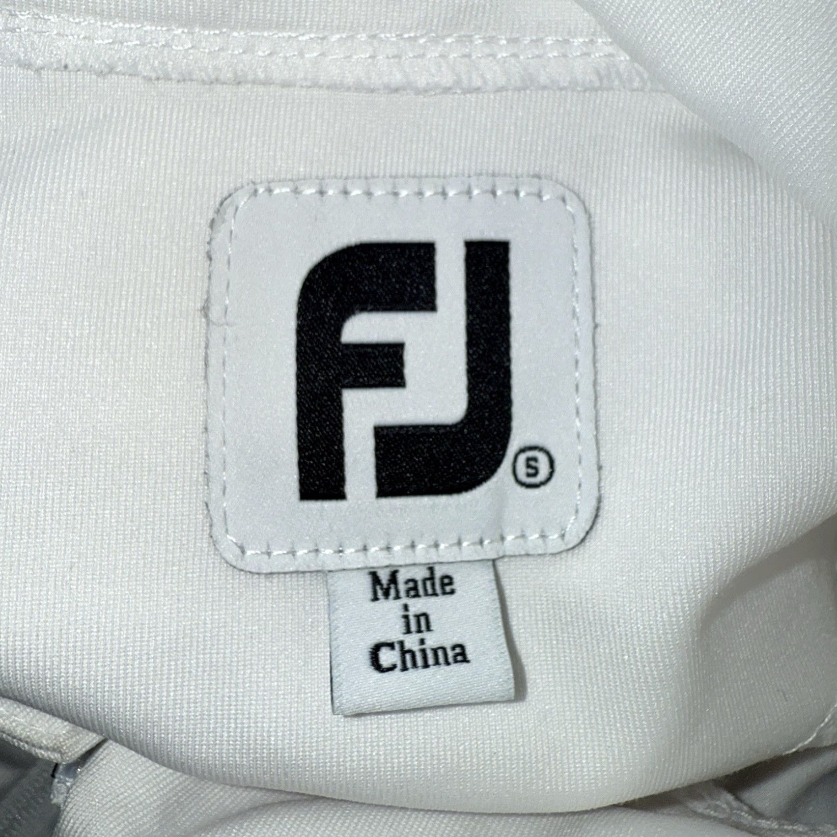 Footjoy FOOTJOY Nylon Blend White Full Zip Golf Jacket Mens Size S Size S / US 4 / IT 40 - 4 Thumbnail