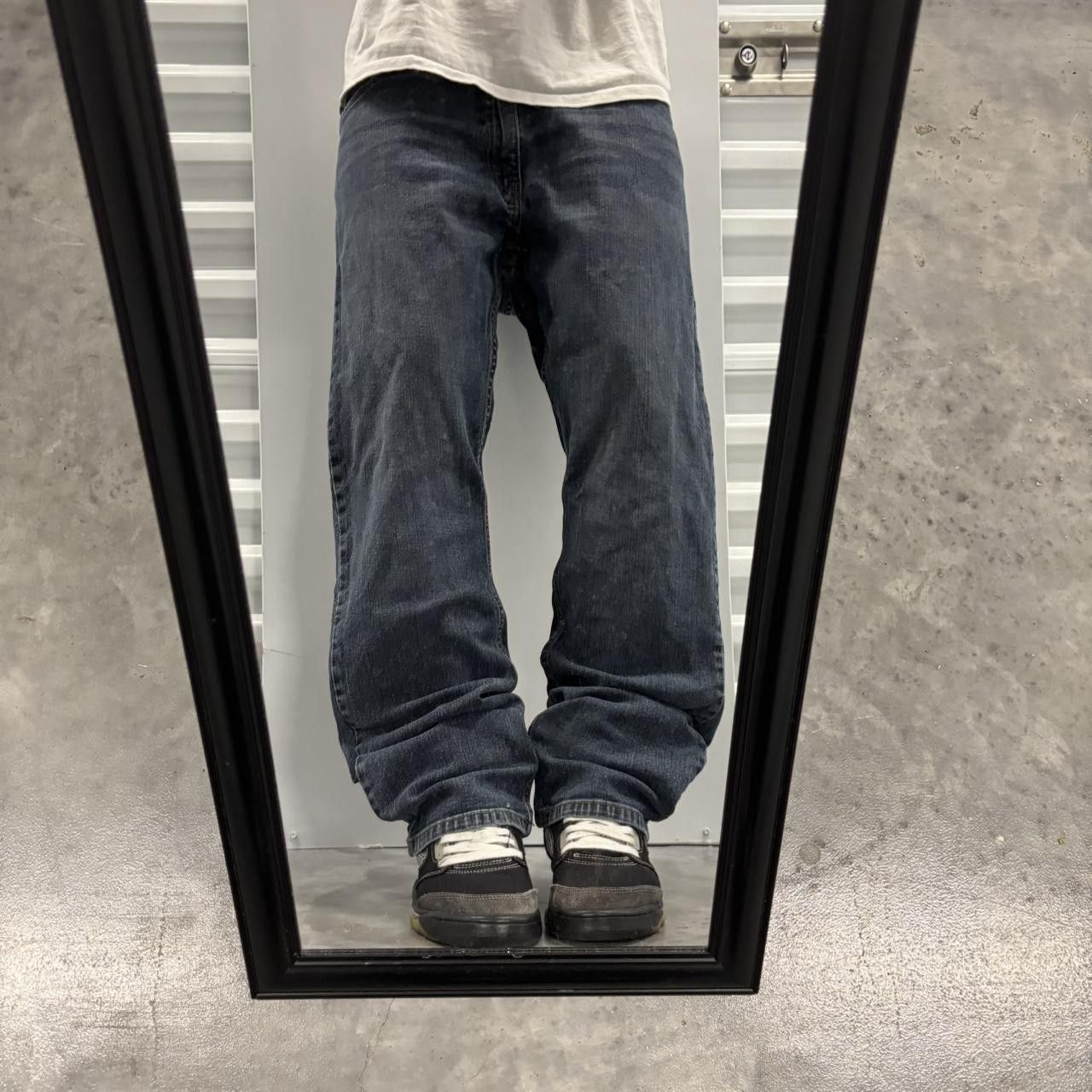 Japanese Brand × Vintage Crazy Vintage Y2K/2000s Grunge Dark Wash Essential Denim Jeans! Size US 34 / EU 50 - 1 Thumbnail