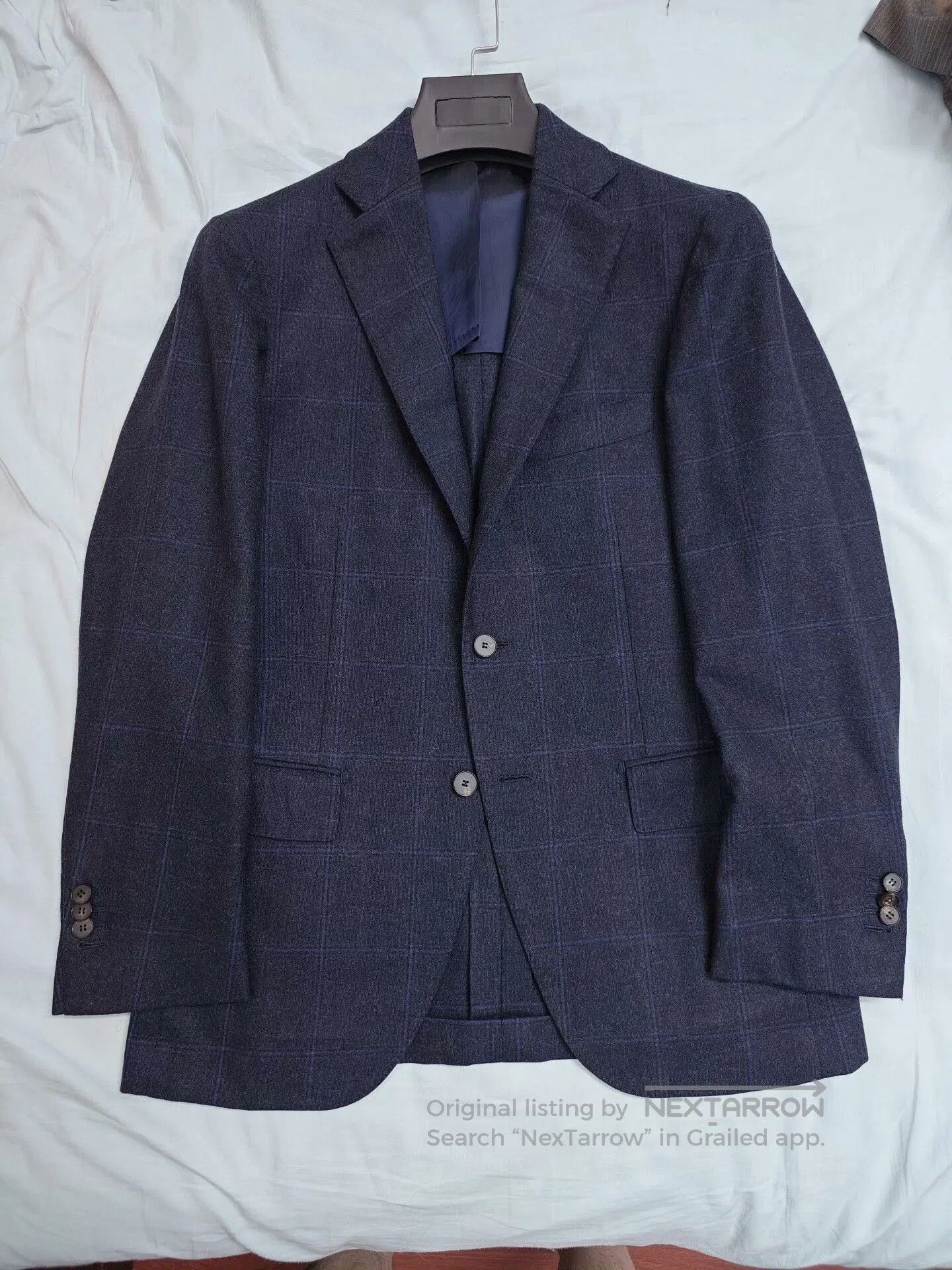 Luciano Barbera Carlo Barbera Wool Flannel Suit Jacket. Size US S / EU 44-46 / 1 - 5 Thumbnail