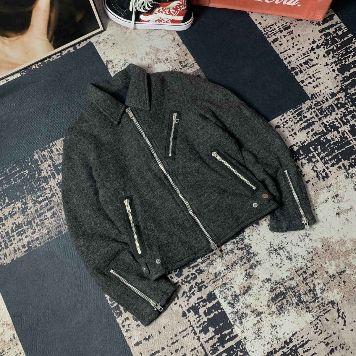 Ships Jet Blue Ships Jet Blue Wool Jacket Size US S / EU 44-46 / 1 - 1 Thumbnail