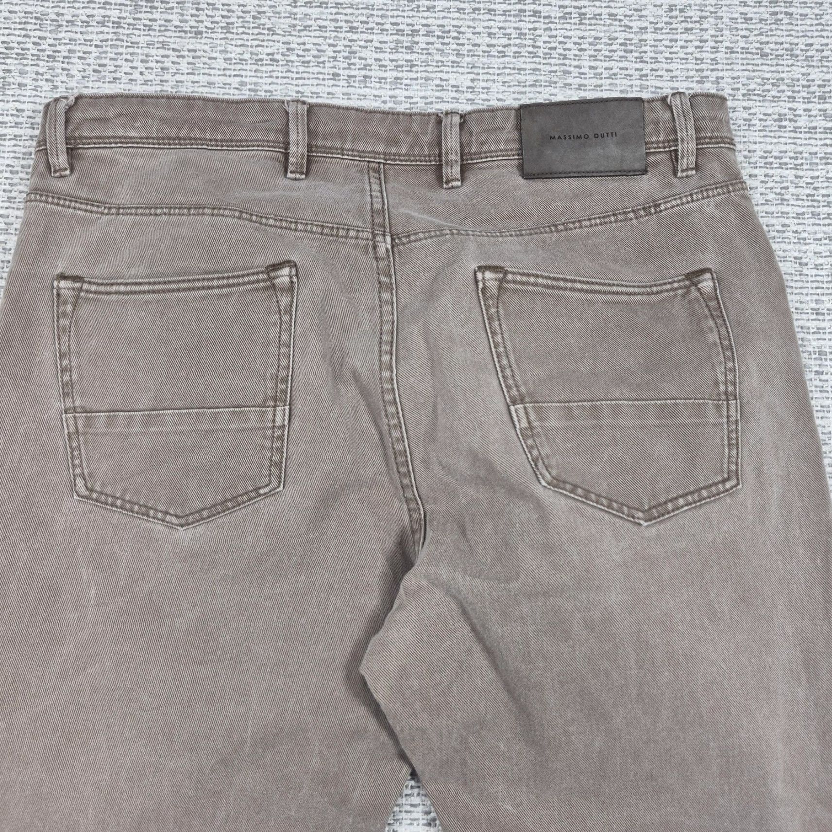 Massimo Dutti Massimo Dutti Jeans Mens 31x26 Brown Slim Straight Denim Pants Medium Wash Slim Fit 5-Pocket Mens Jeans Brown Size US 31 - 3 Thumbnail