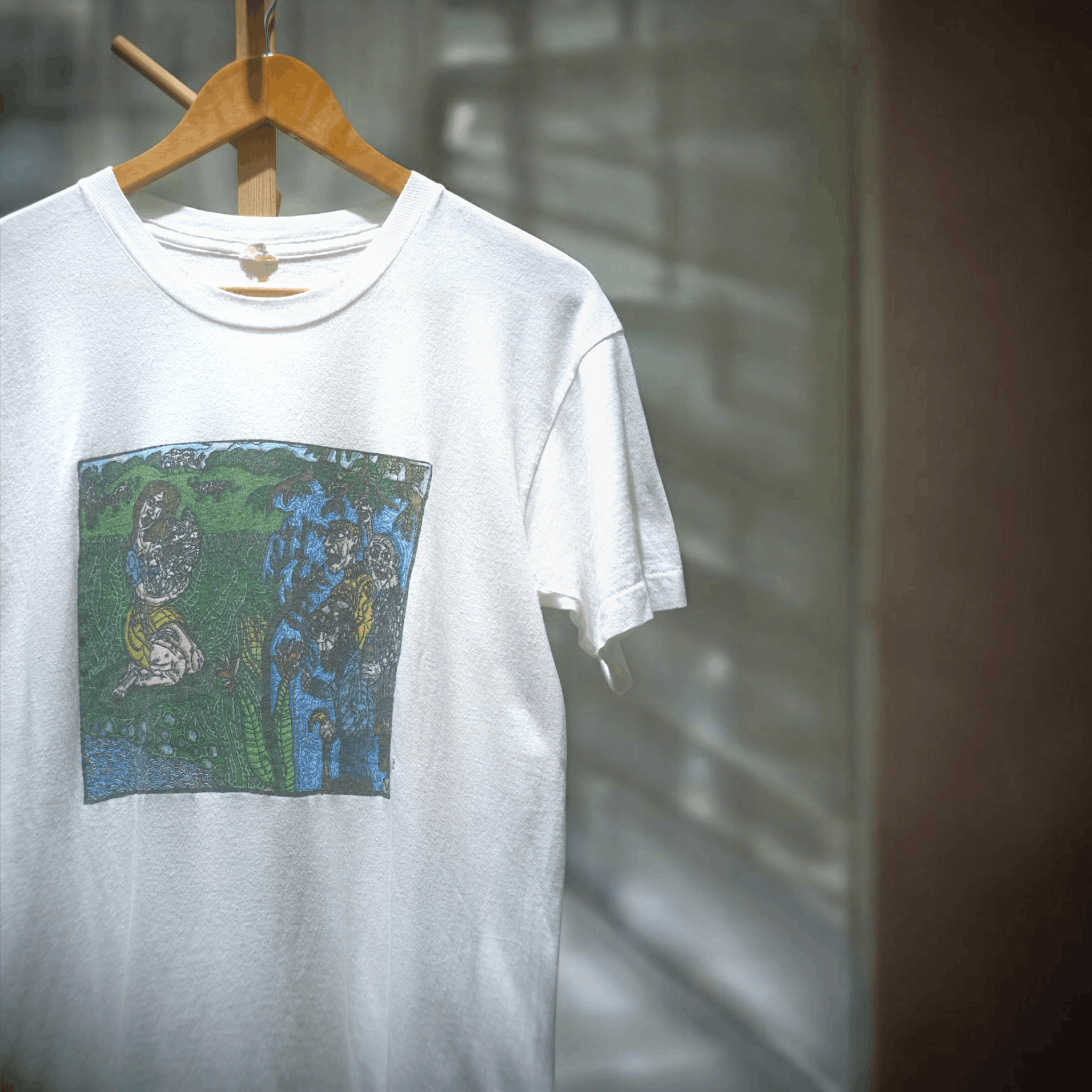 Vintage Robert Combas Brave Margot 1992 T-Shirt Size US M / EU 48-50 / 2 - 1 Thumbnail