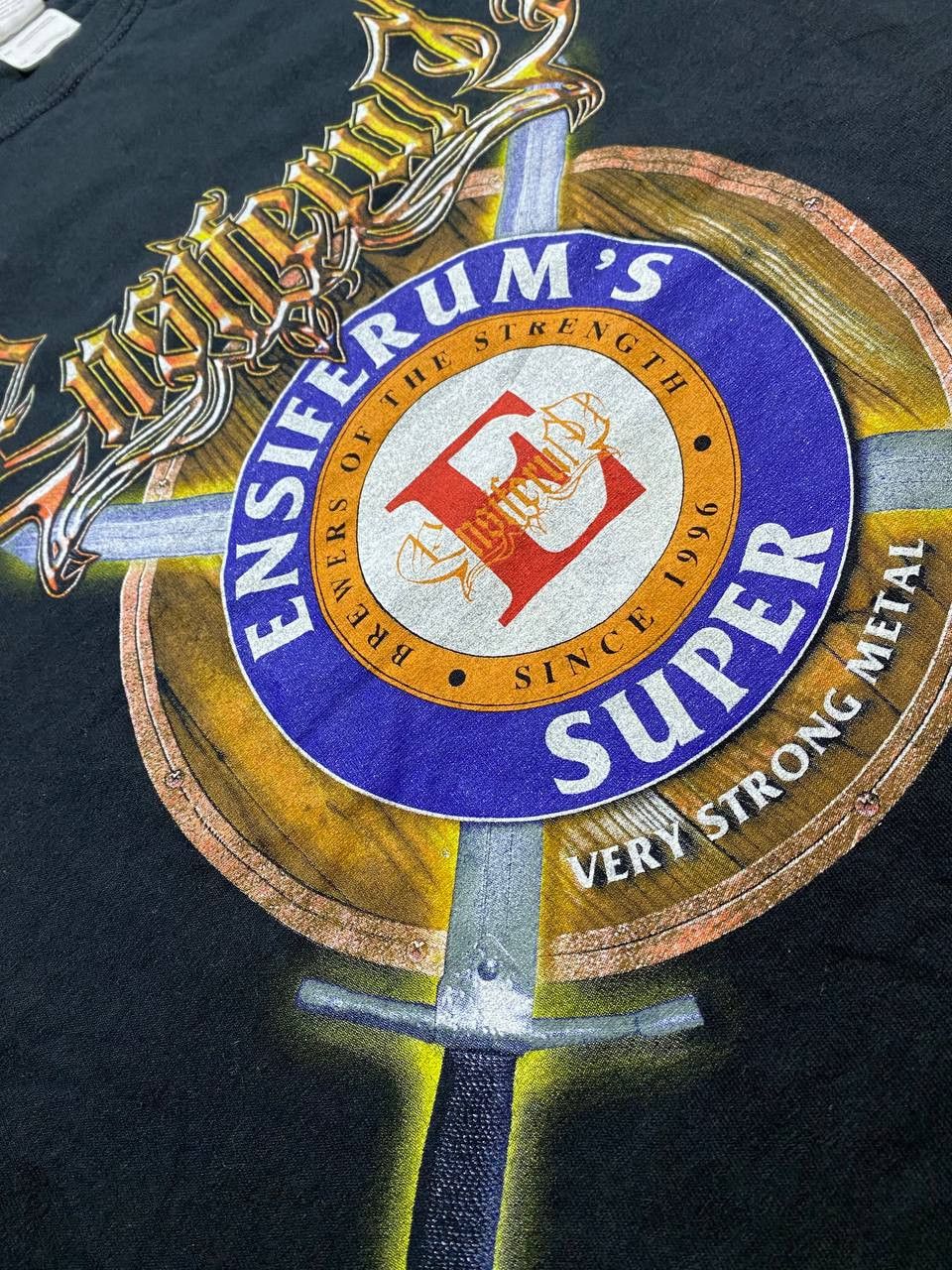 Band Tees × Vintage Vintage 00s Ensiferum (Machine Head Children of Bodom) Size US M / EU 48-50 / 2 - 6 Thumbnail
