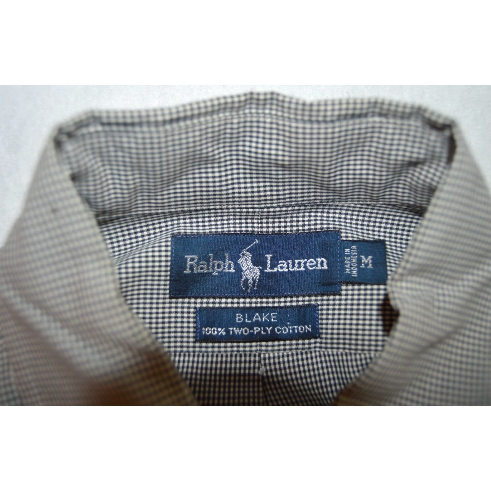 Polo Ralph Lauren Polo Ralph Lauren men's L/S Blake shirt Black White Check M Cotton Shirt Men's Black White Check Polo Ralph Lauren Size US M / EU 48-50 / 2 - 3 Thumbnail